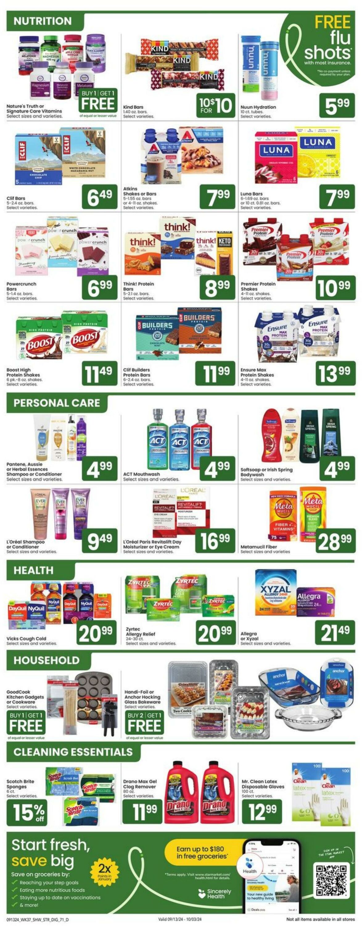 Weekly ad Star Markets 09/13/2024 - 09/19/2024