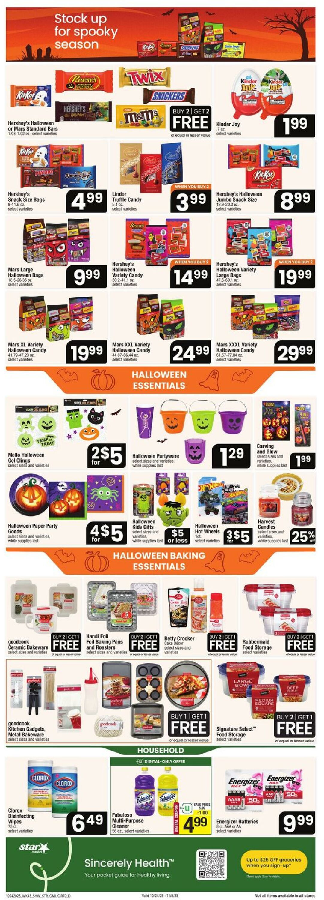 Weekly ad Star Markets 10/24/2025 - 10/30/2025