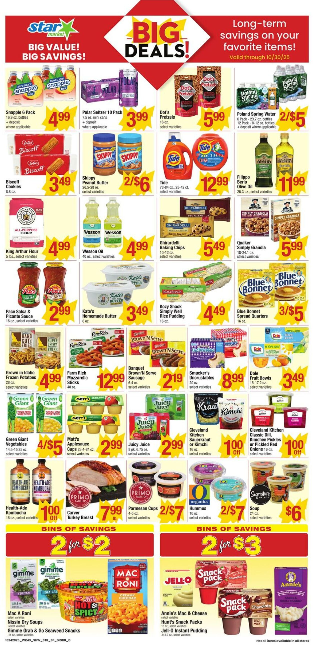 Weekly ad Star Markets 10/24/2025 - 10/30/2025
