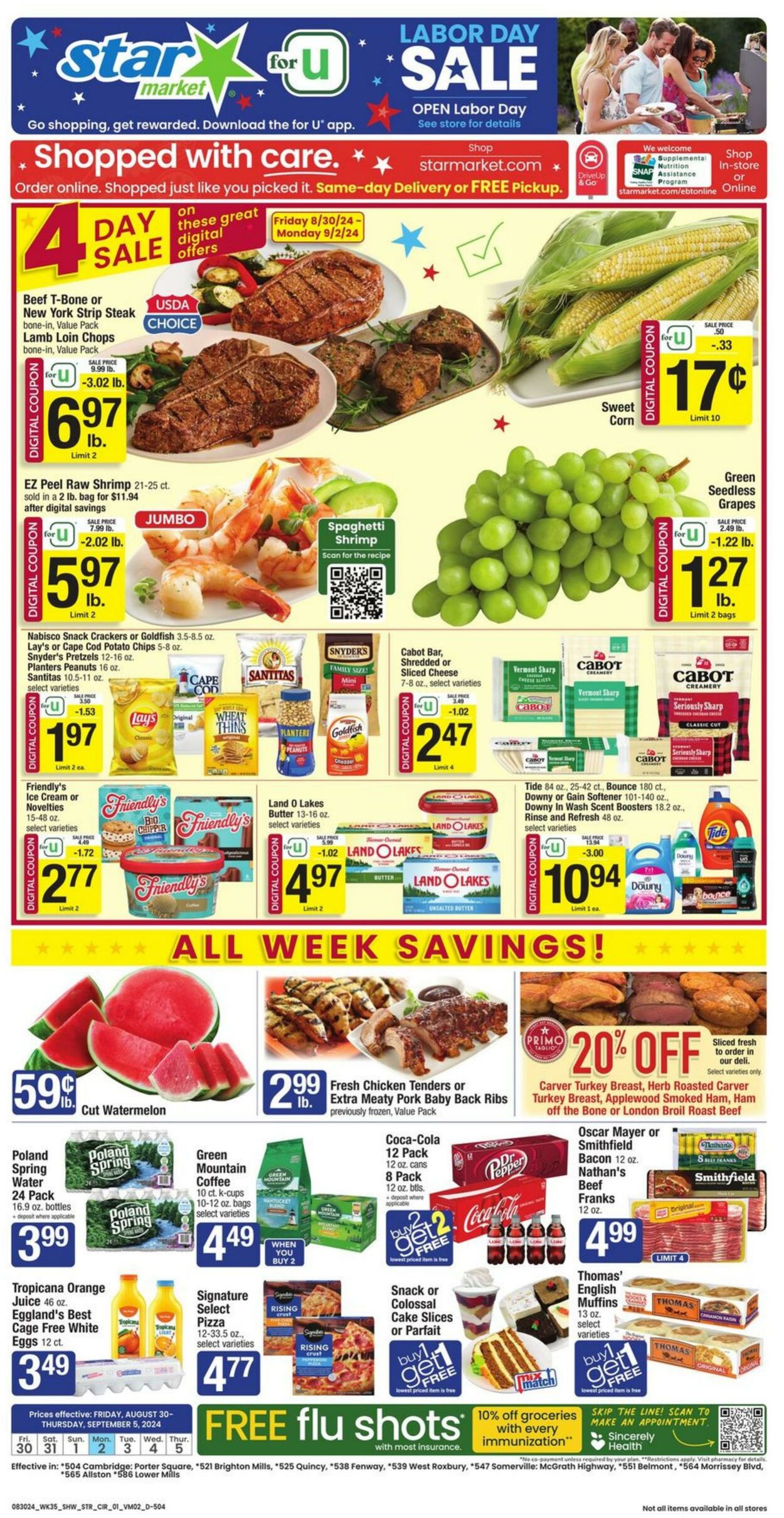 Weekly ad Star Markets 08/30/2024 - 09/05/2024