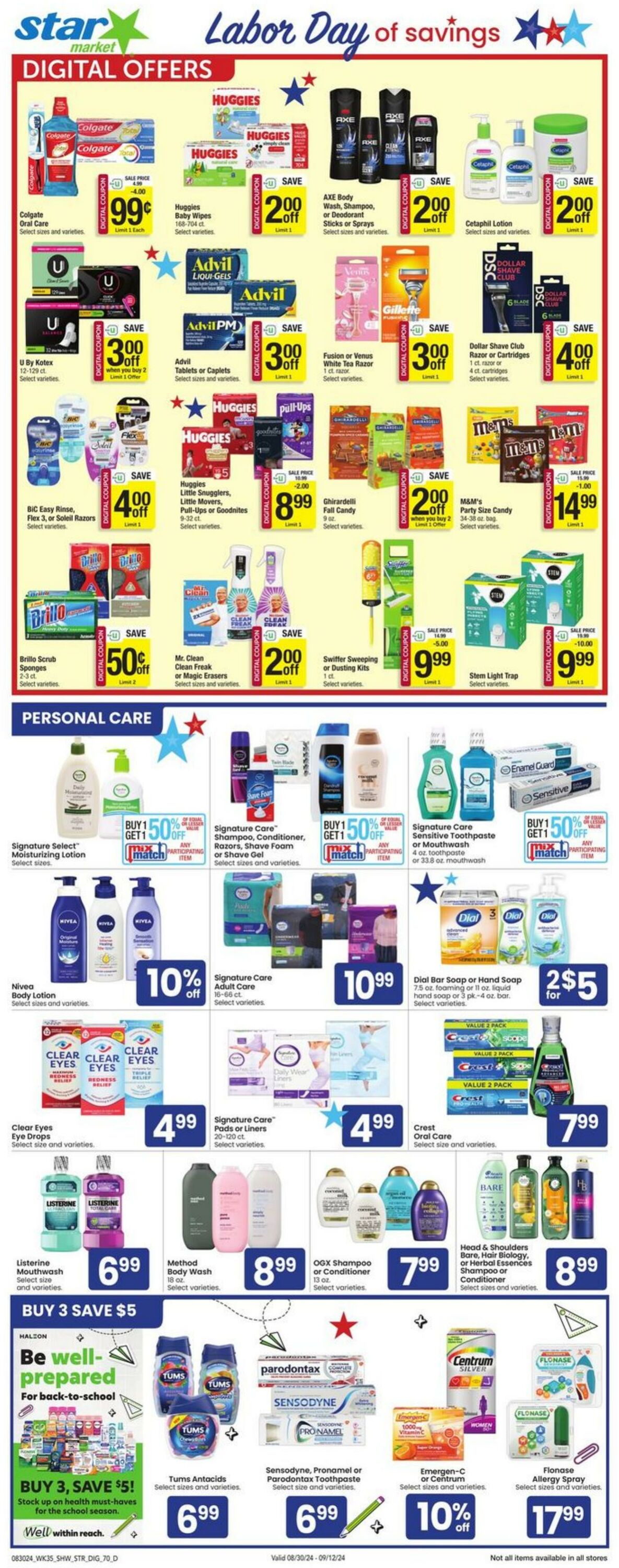 Weekly ad Star Markets 08/30/2024 - 09/05/2024