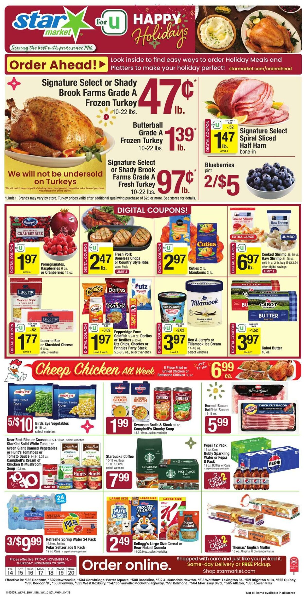 Weekly ad Star Markets 11/14/2025 - 11/20/2025