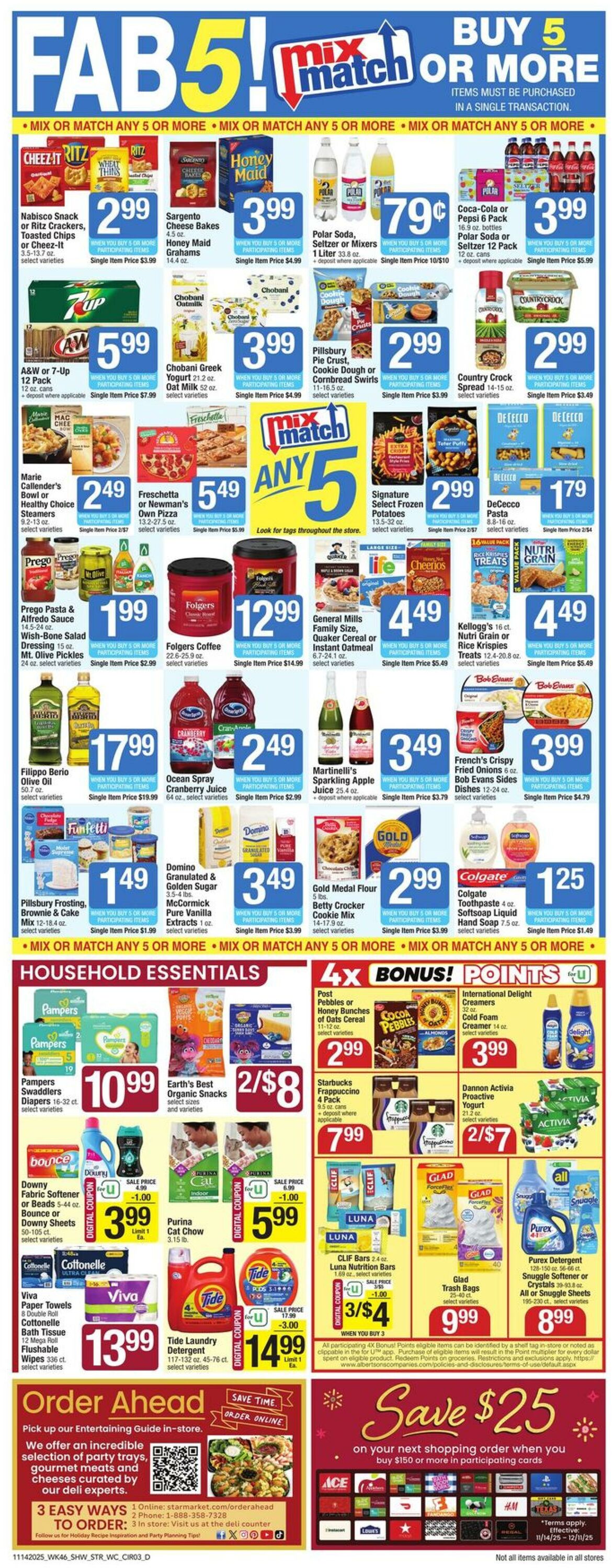 Weekly ad Star Markets 11/14/2025 - 11/20/2025