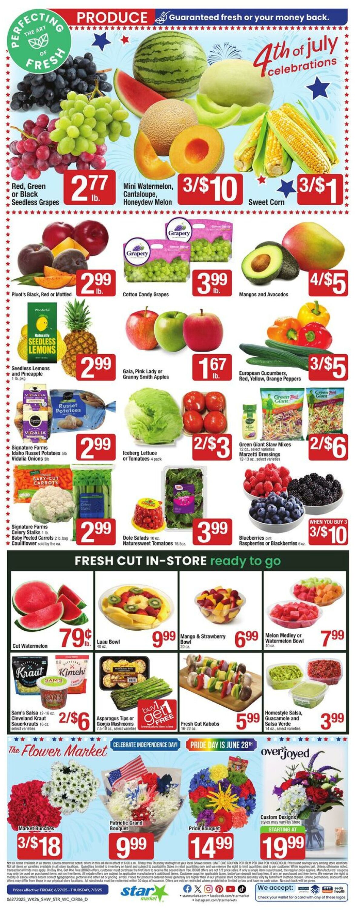 Weekly ad Star Markets 06/27/2025 - 07/03/2025