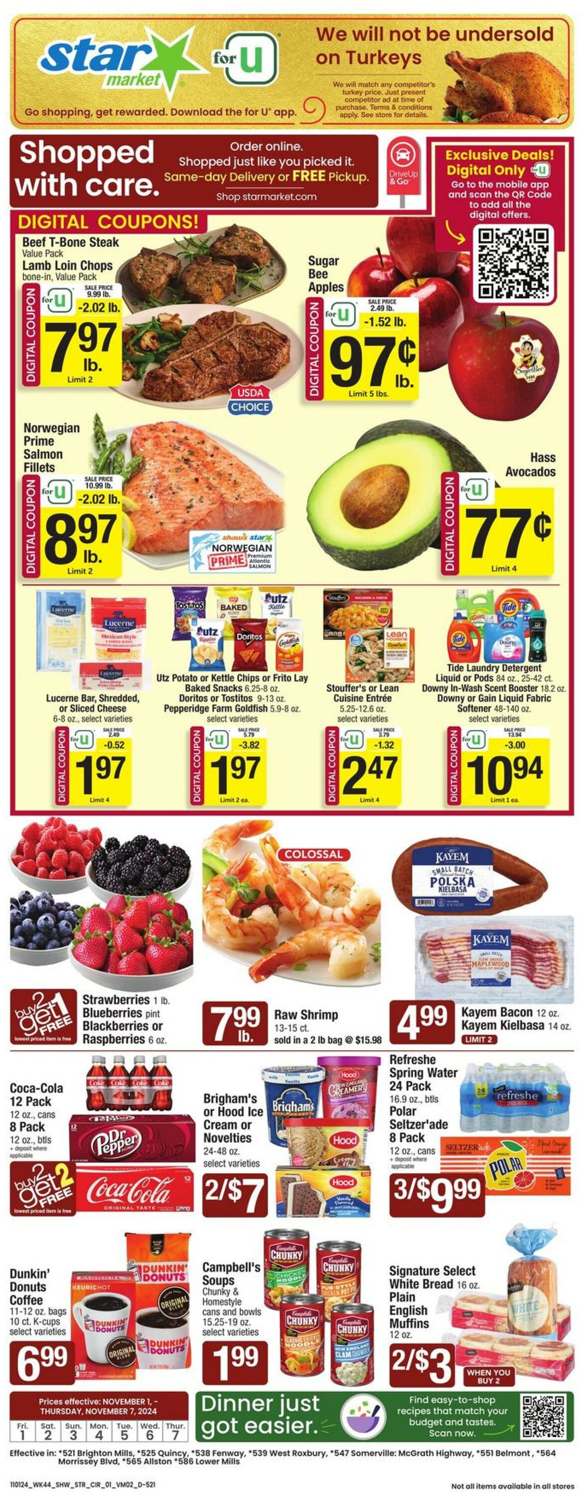 Weekly ad Star Markets 11/01/2024 - 11/07/2024