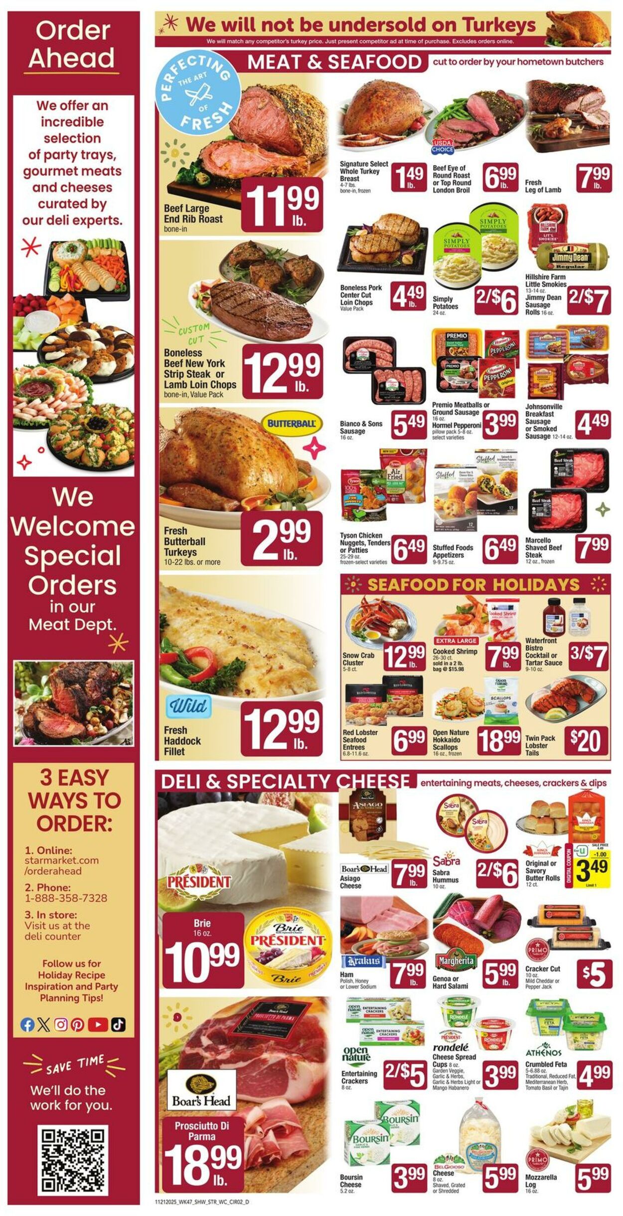 Weekly ad Star Markets 11/21/2025 - 11/27/2025