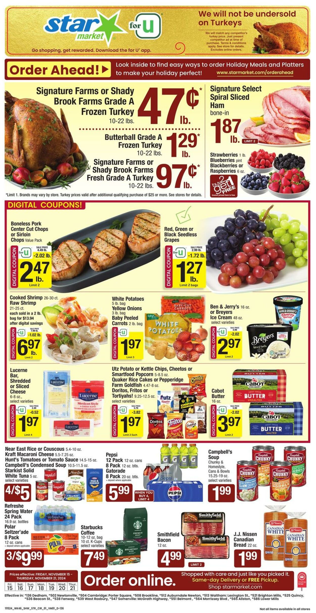 Weekly ad Star Markets 11/15/2024 - 11/21/2024