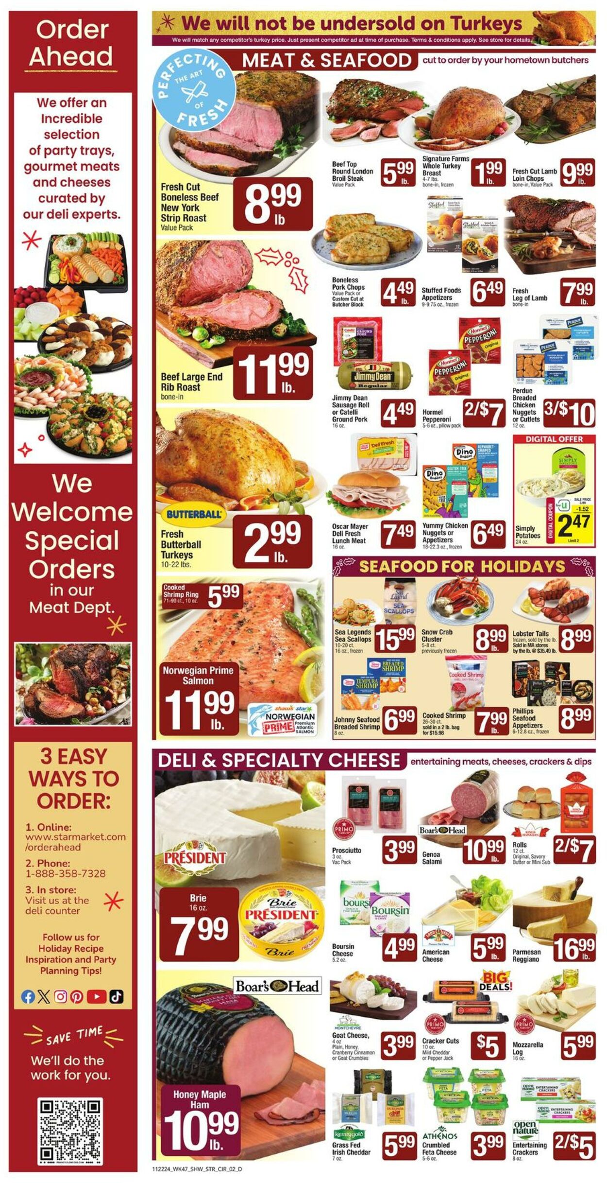 Weekly ad Star Markets 11/22/2024 - 11/28/2024