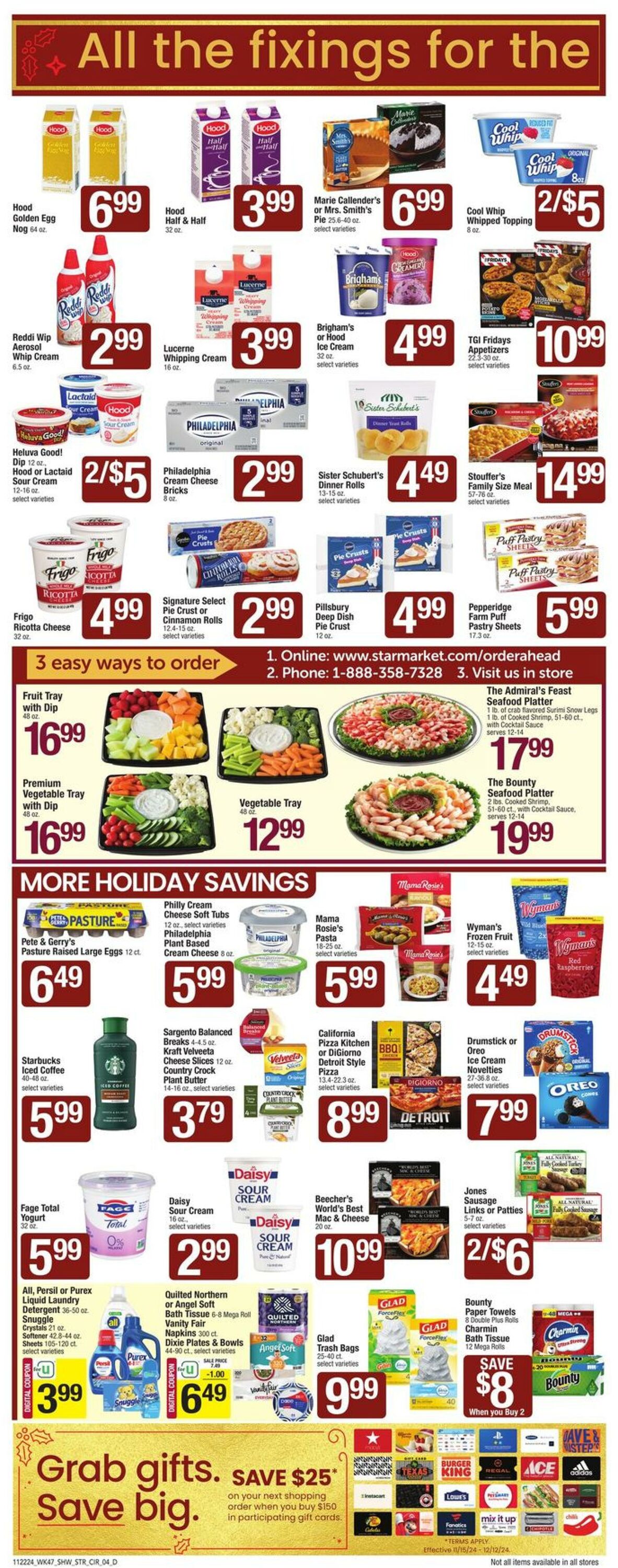 Weekly ad Star Markets 11/22/2024 - 11/28/2024