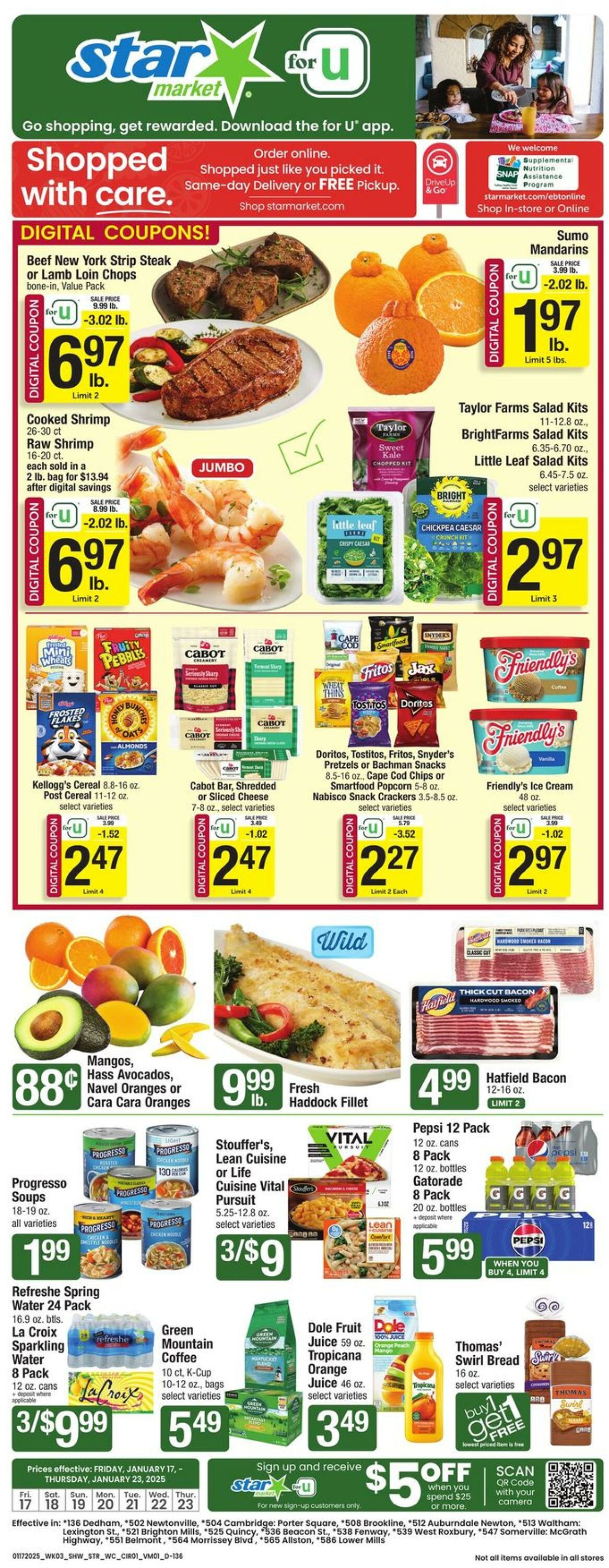 Weekly ad Star Markets 01/17/2025 - 01/23/2025