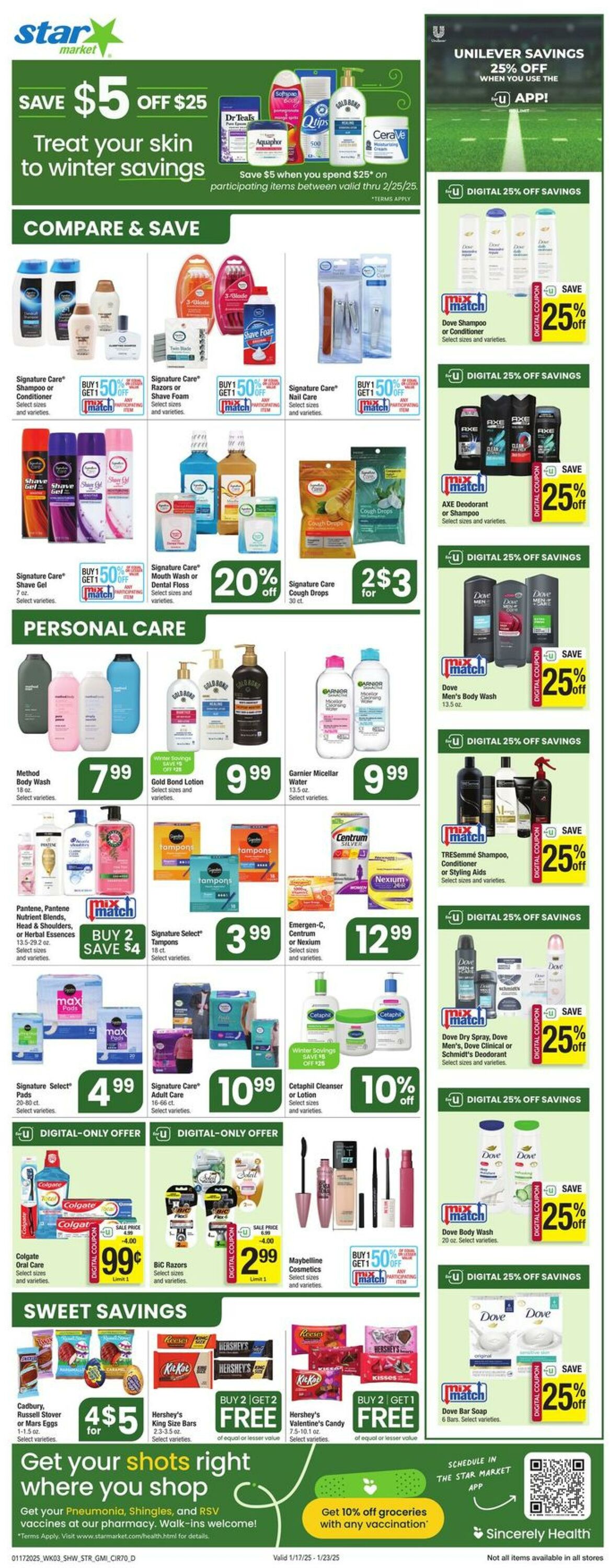 Weekly ad Star Markets 01/17/2025 - 01/23/2025