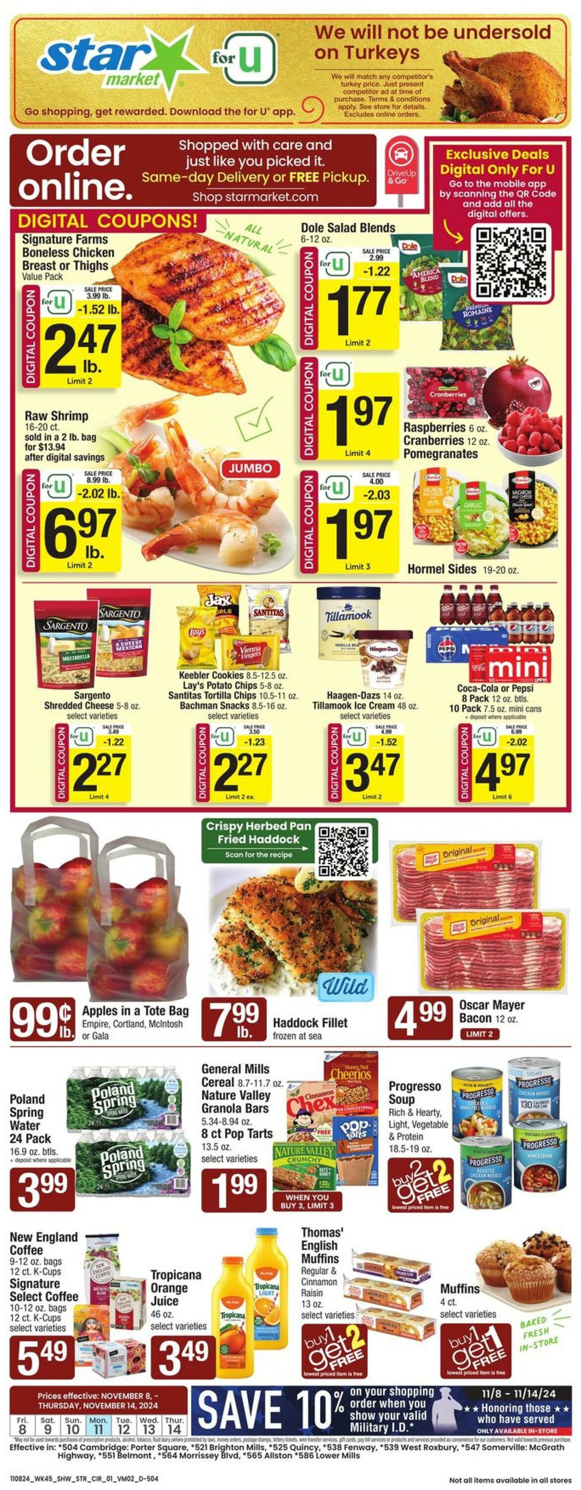 Weekly ad Star Markets 11/08/2024 - 11/14/2024