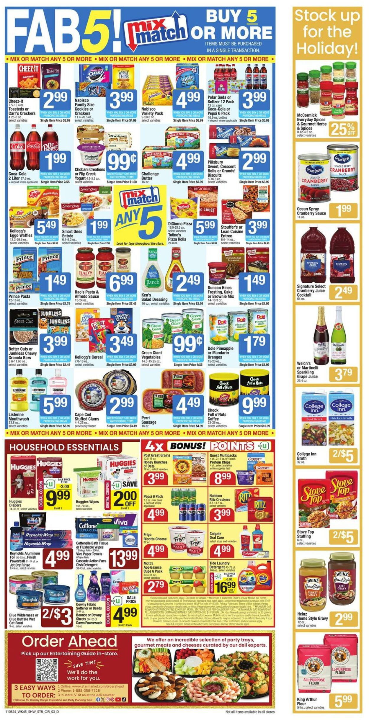 Weekly ad Star Markets 11/08/2024 - 11/14/2024