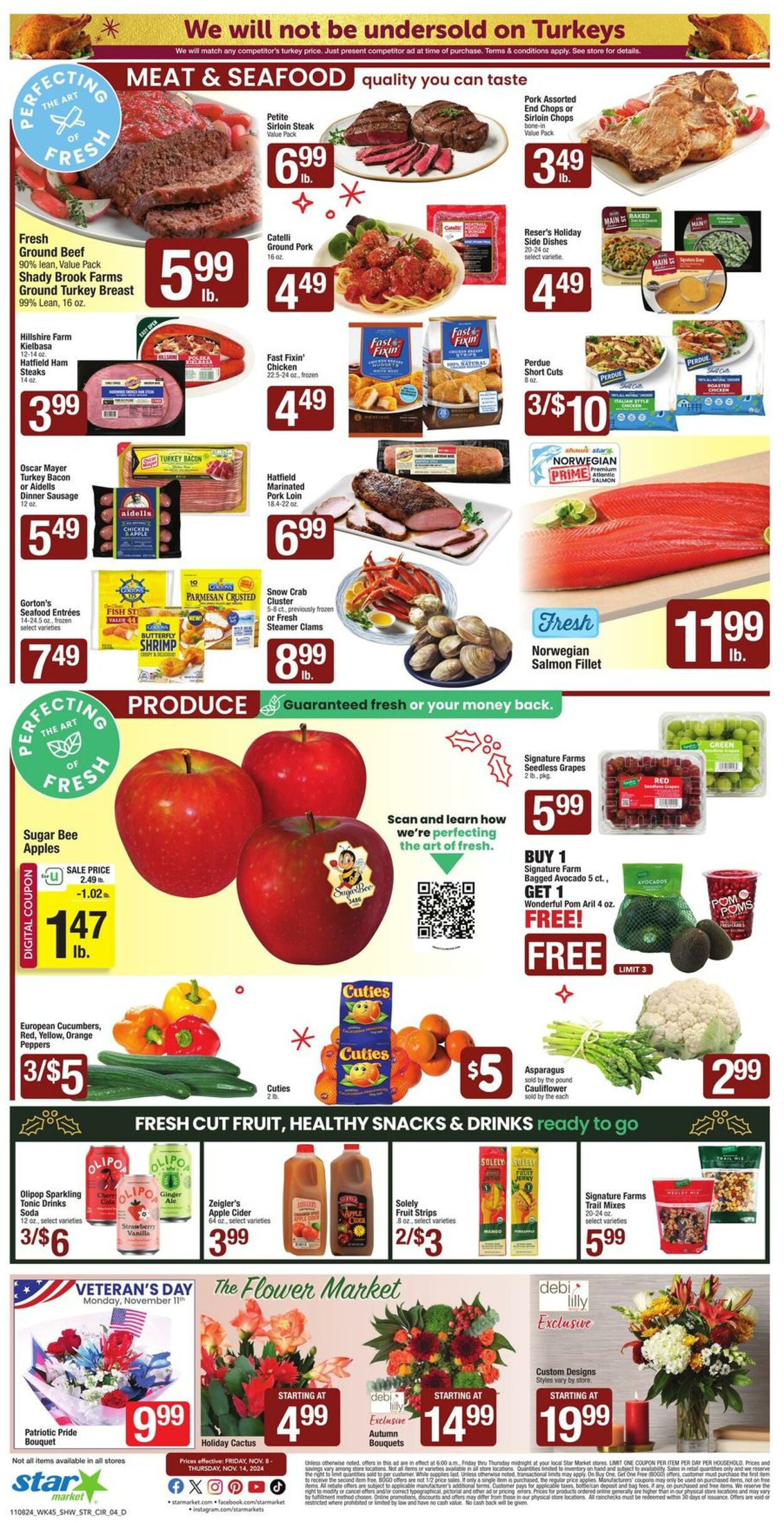 Weekly ad Star Markets 11/08/2024 - 11/14/2024