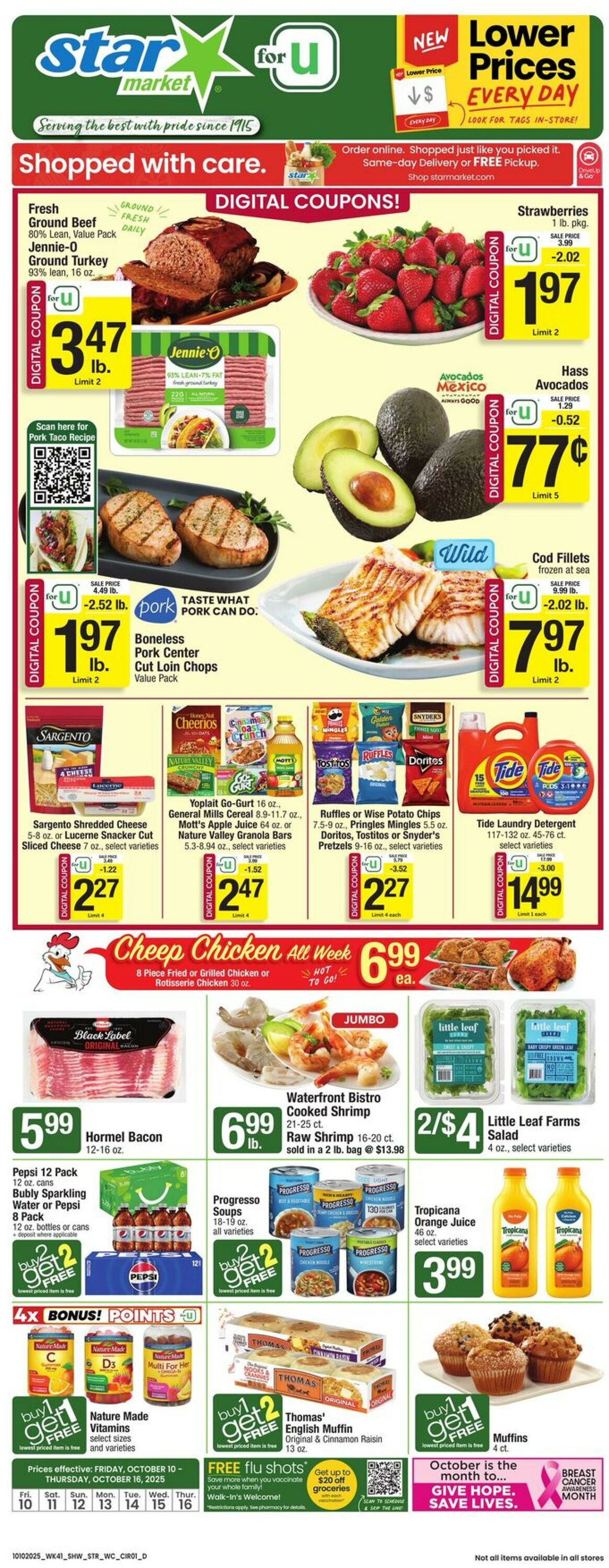 Weekly ad Star Markets 10/10/2025 - 10/16/2025