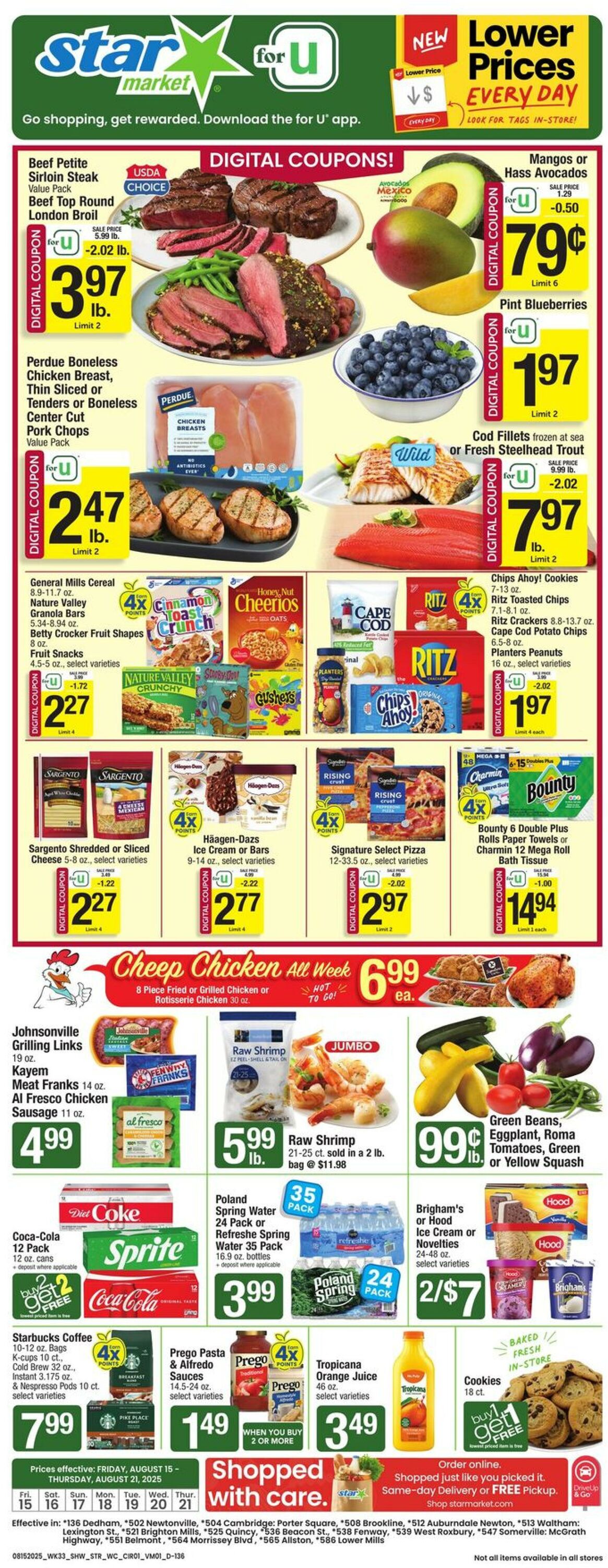 Weekly ad Star Markets 08/15/2025 - 08/21/2025