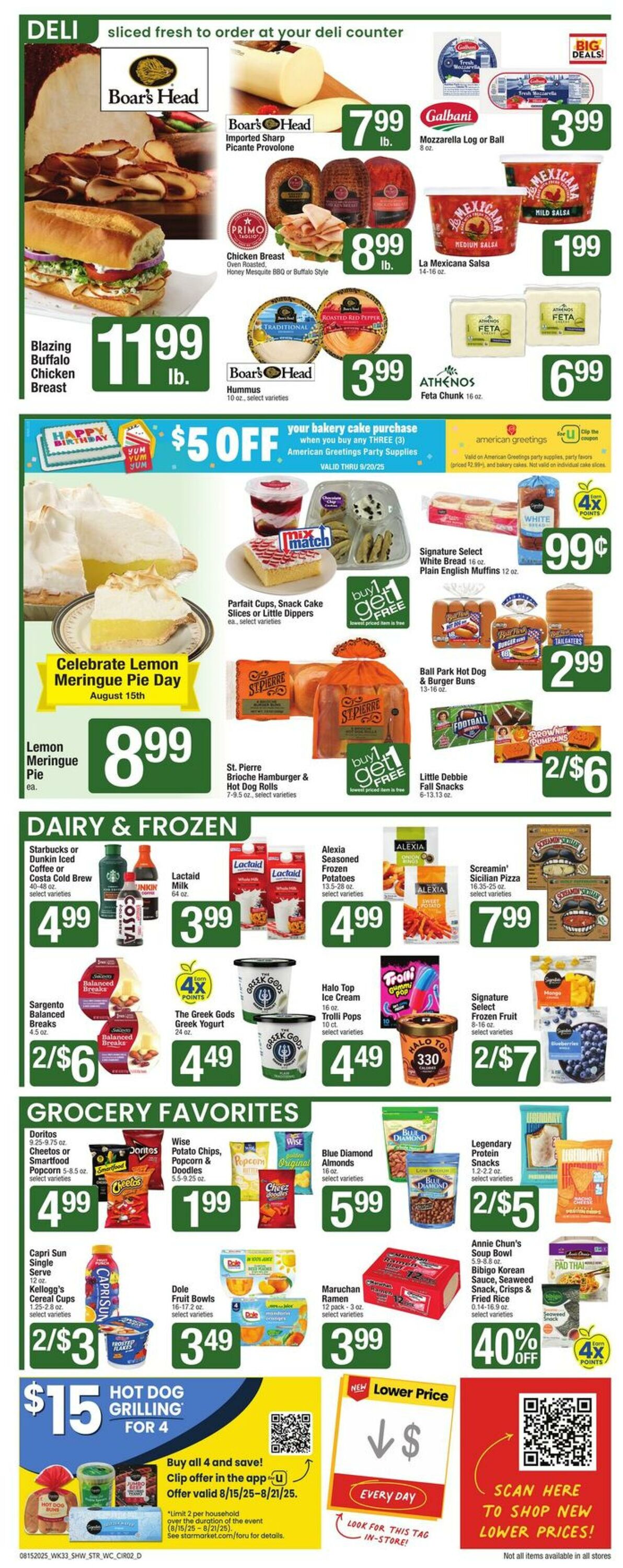 Weekly ad Star Markets 08/15/2025 - 08/21/2025