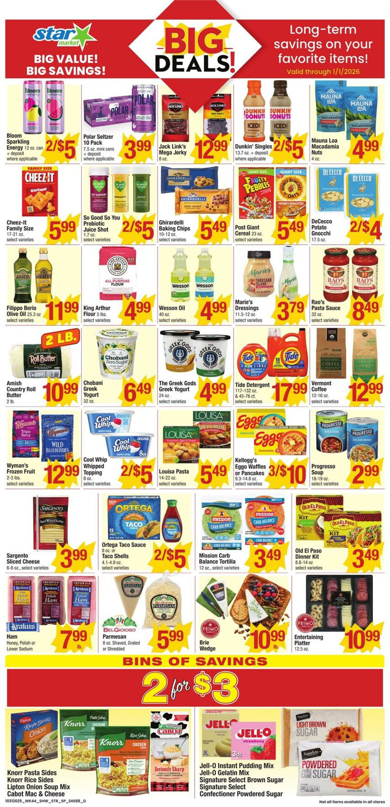 Weekly ad Star Markets 10/31/2025 - 11/06/2025