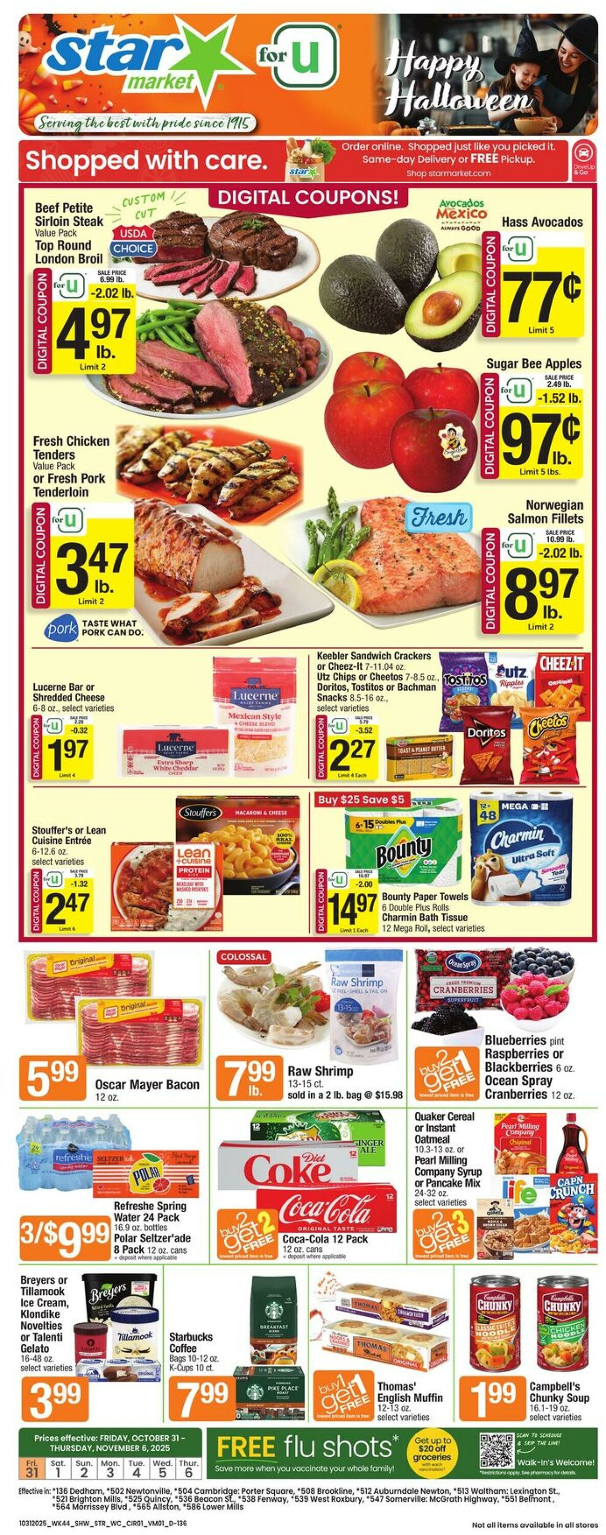 Weekly ad Star Markets 10/31/2025 - 11/06/2025