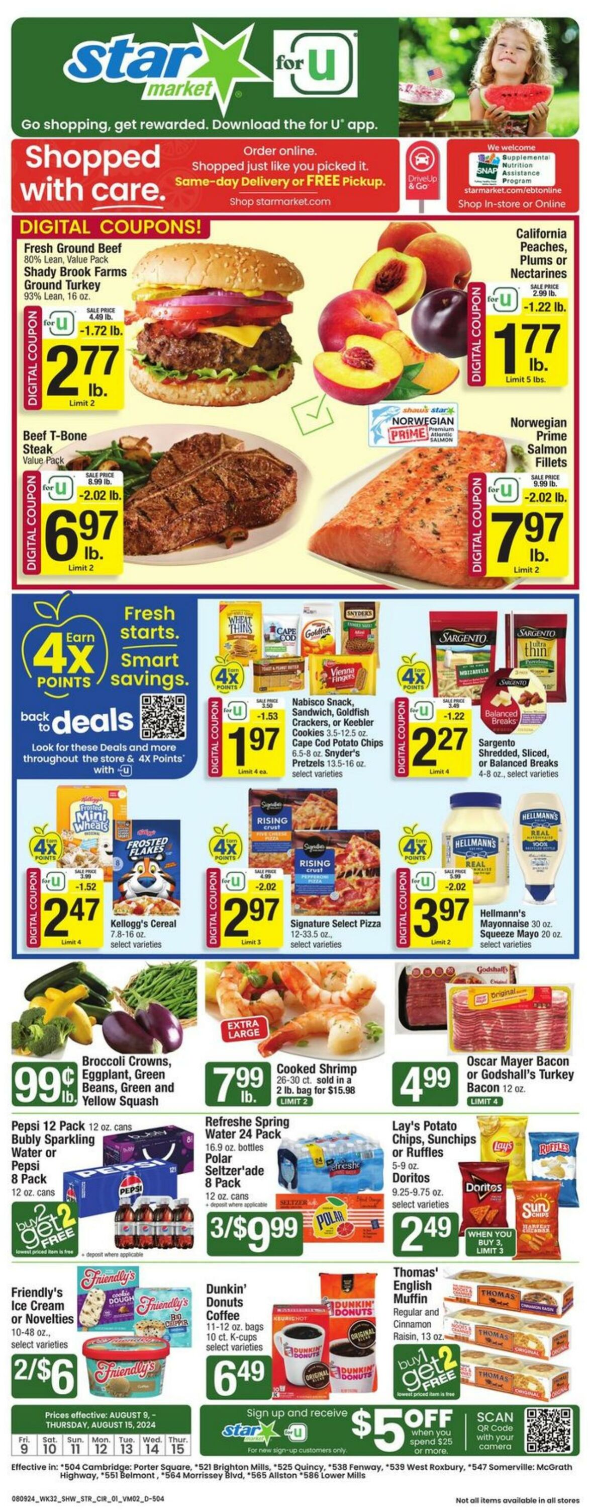 Weekly ad Star Markets 08/09/2024 - 08/15/2024