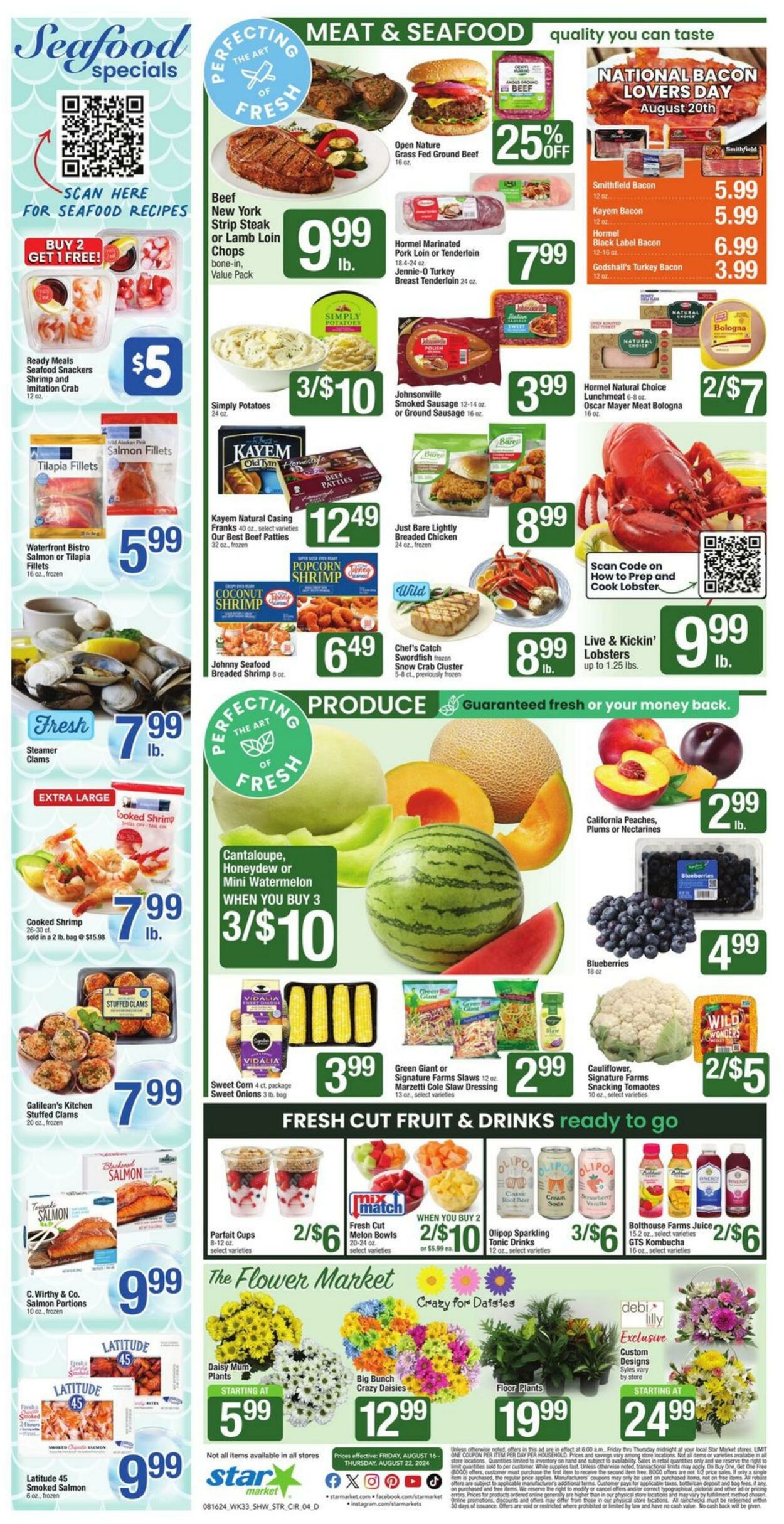 Weekly ad Star Markets 08/16/2024 - 08/22/2024