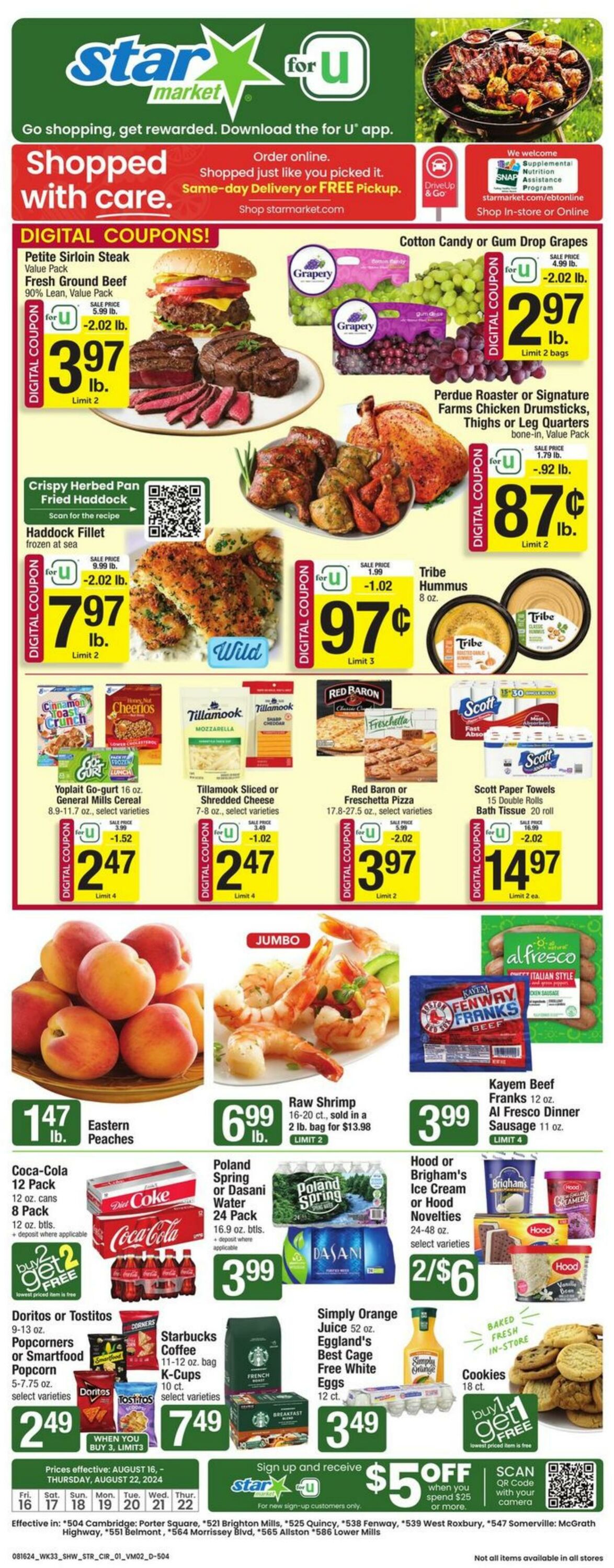 Weekly ad Star Markets 08/16/2024 - 08/22/2024