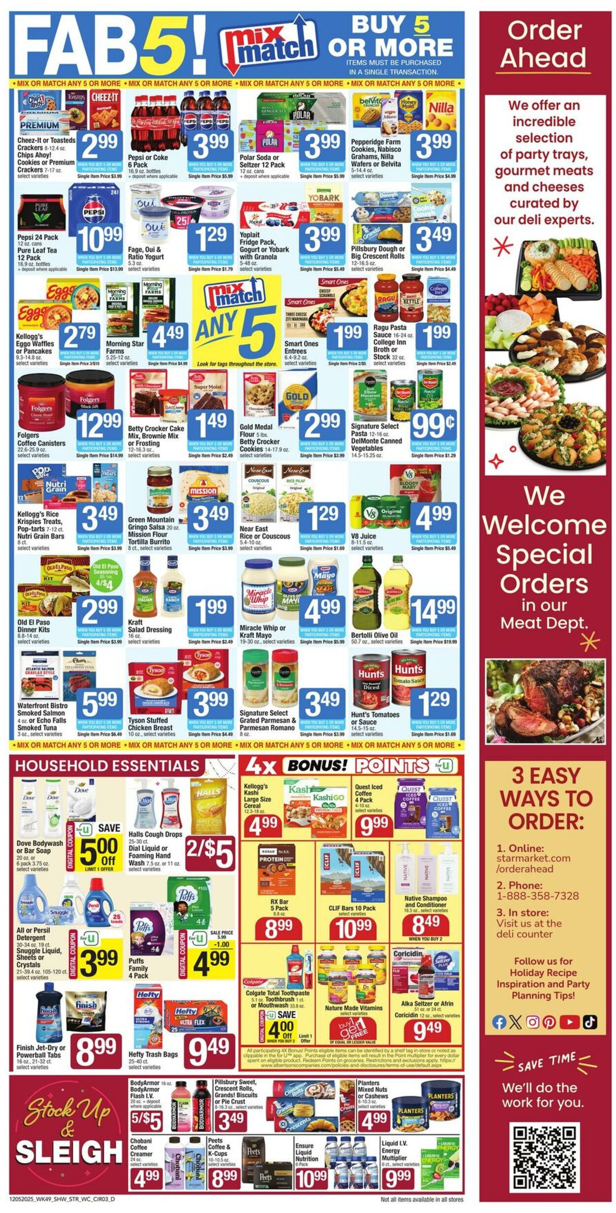 Weekly ad Star Markets 12/05/2025 - 12/11/2025