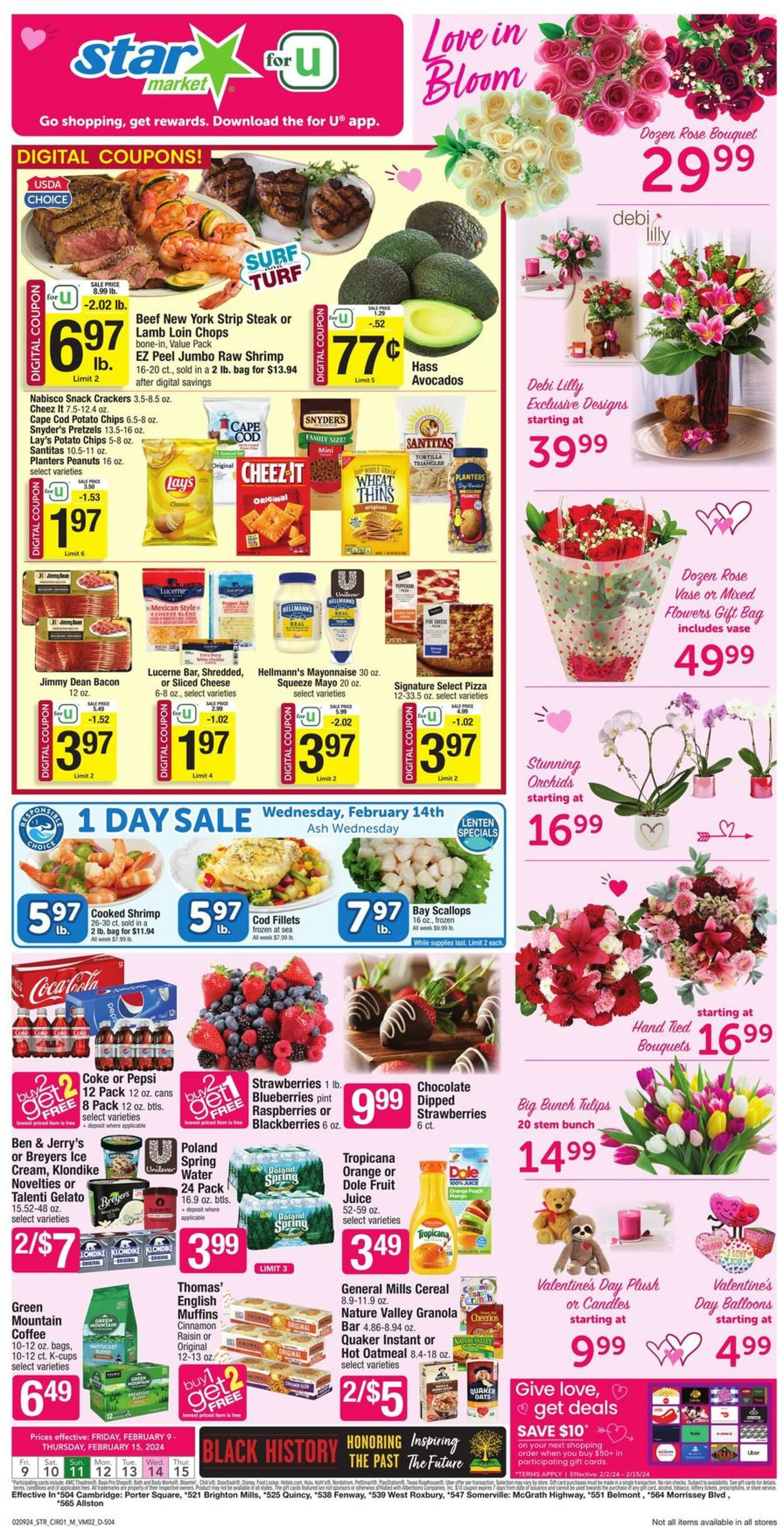 Weekly ad Star Markets 02/09/2024 - 02/15/2024
