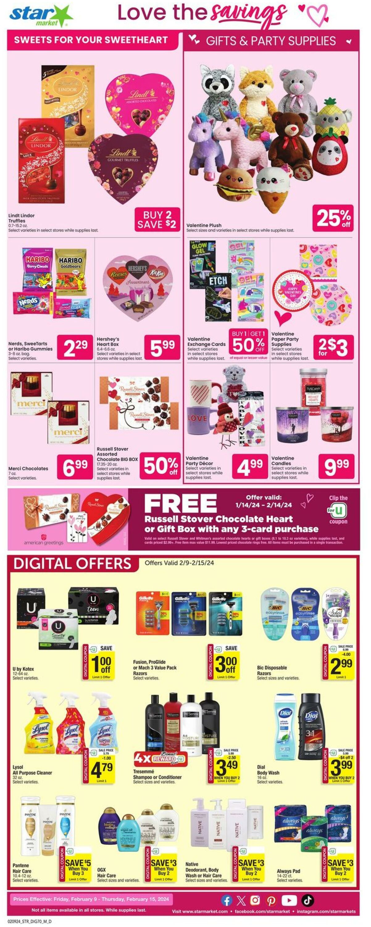 Weekly ad Star Markets 02/09/2024 - 02/15/2024