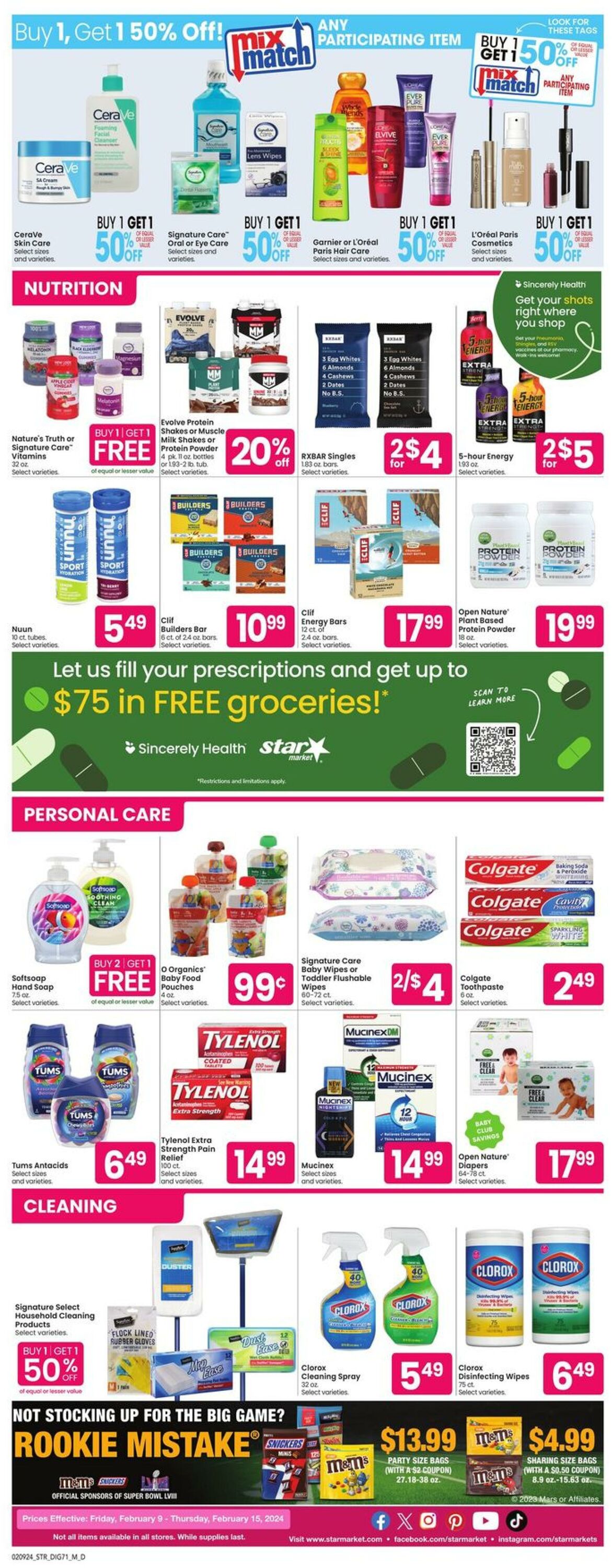 Weekly ad Star Markets 02/09/2024 - 02/15/2024