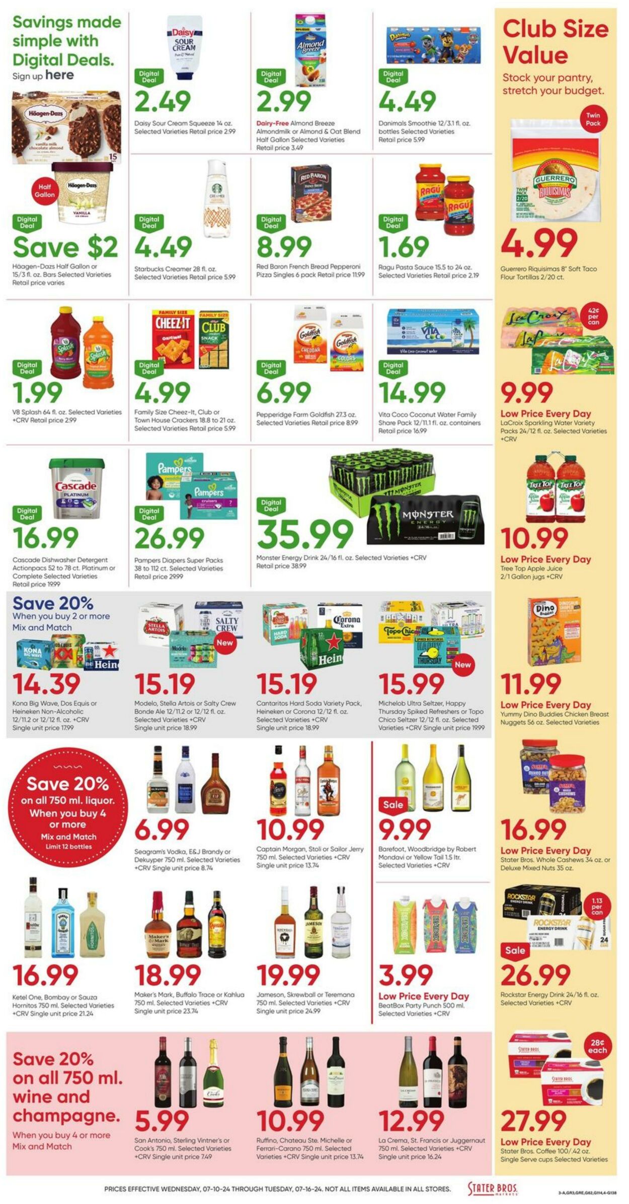 Weekly ad Stater Bros 07/10/2024 - 07/16/2024