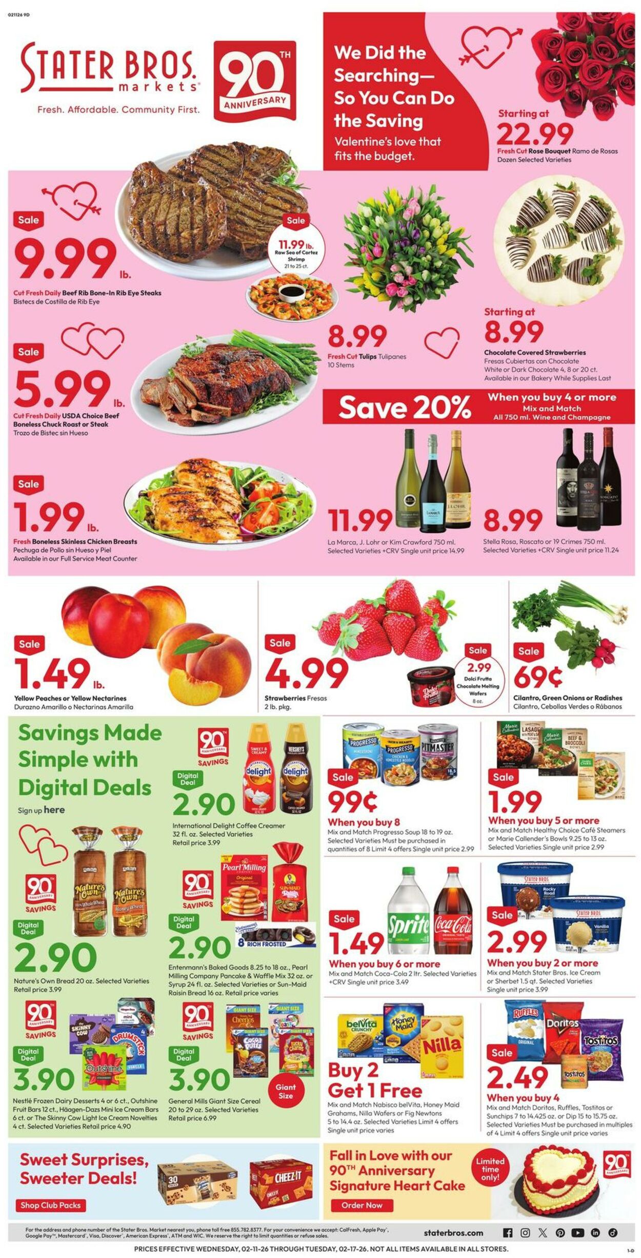 Weekly ad Stater Bros 02/11/2026 - 02/17/2026
