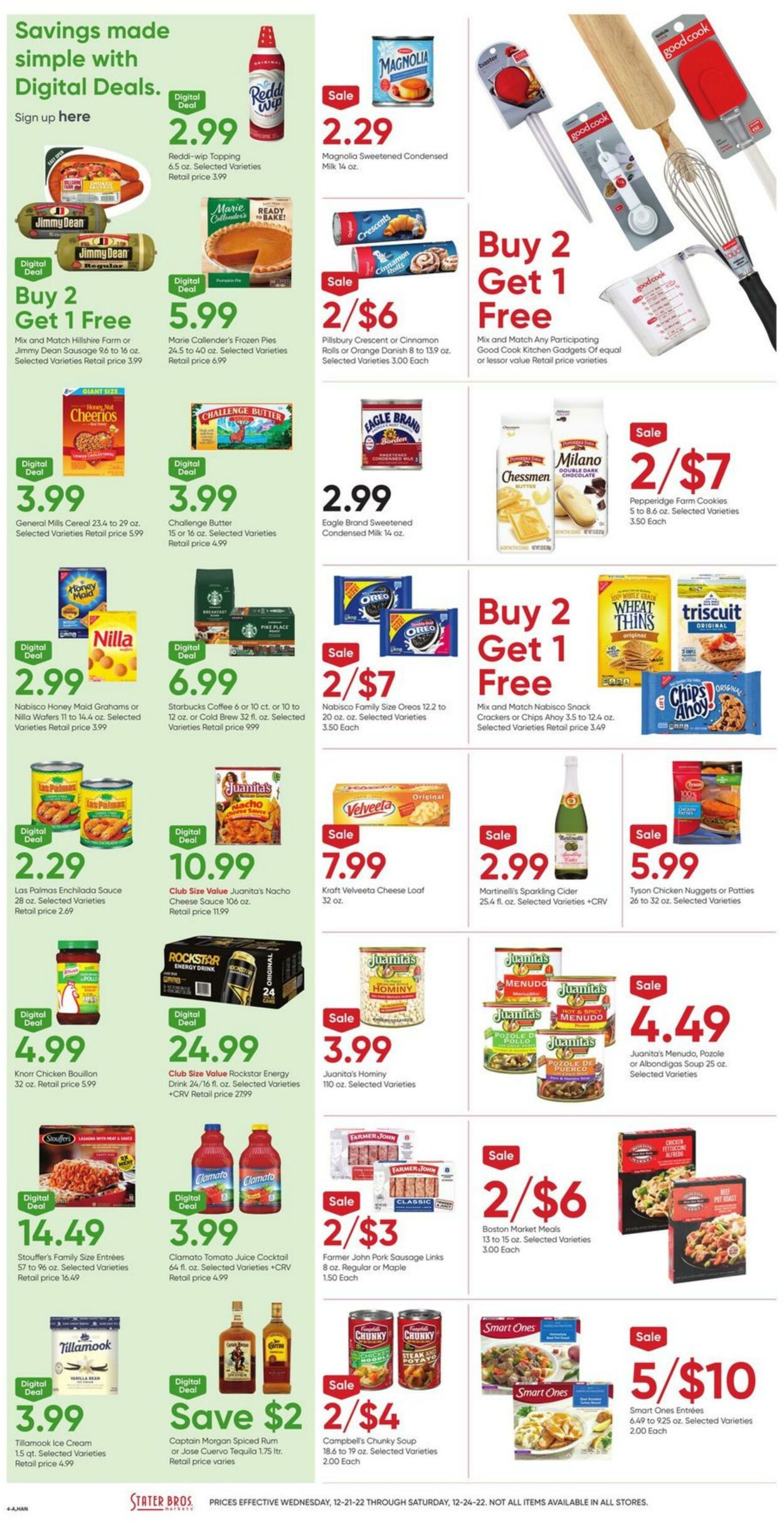 Weekly ad Stater Bros 12/21/2022 - 12/24/2022