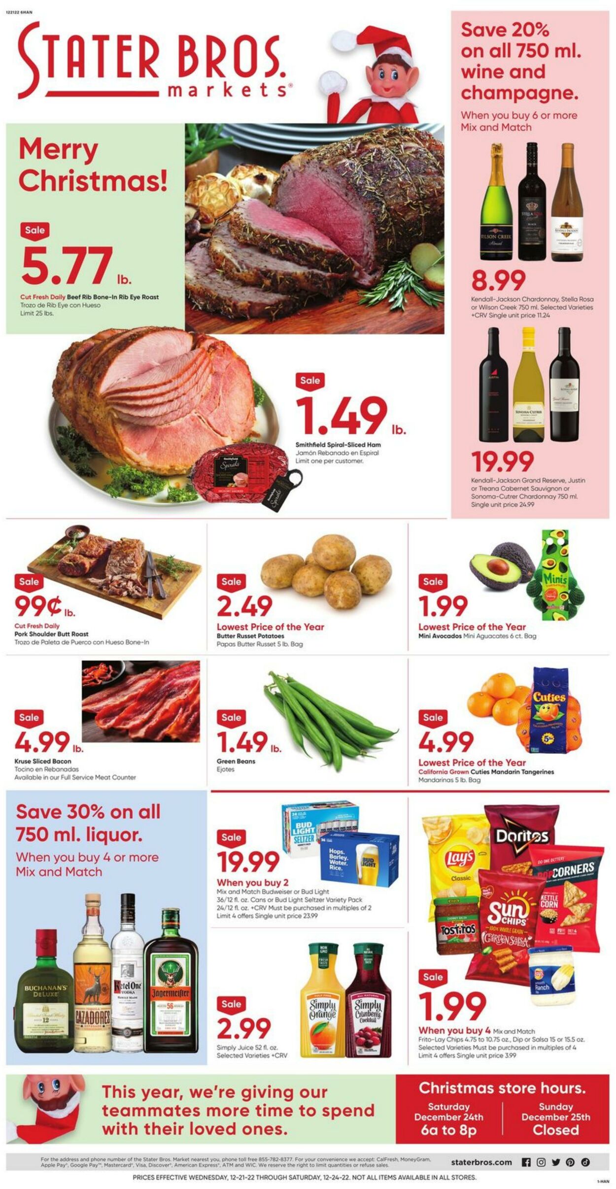 Weekly ad Stater Bros 12/21/2022-12/24/2022