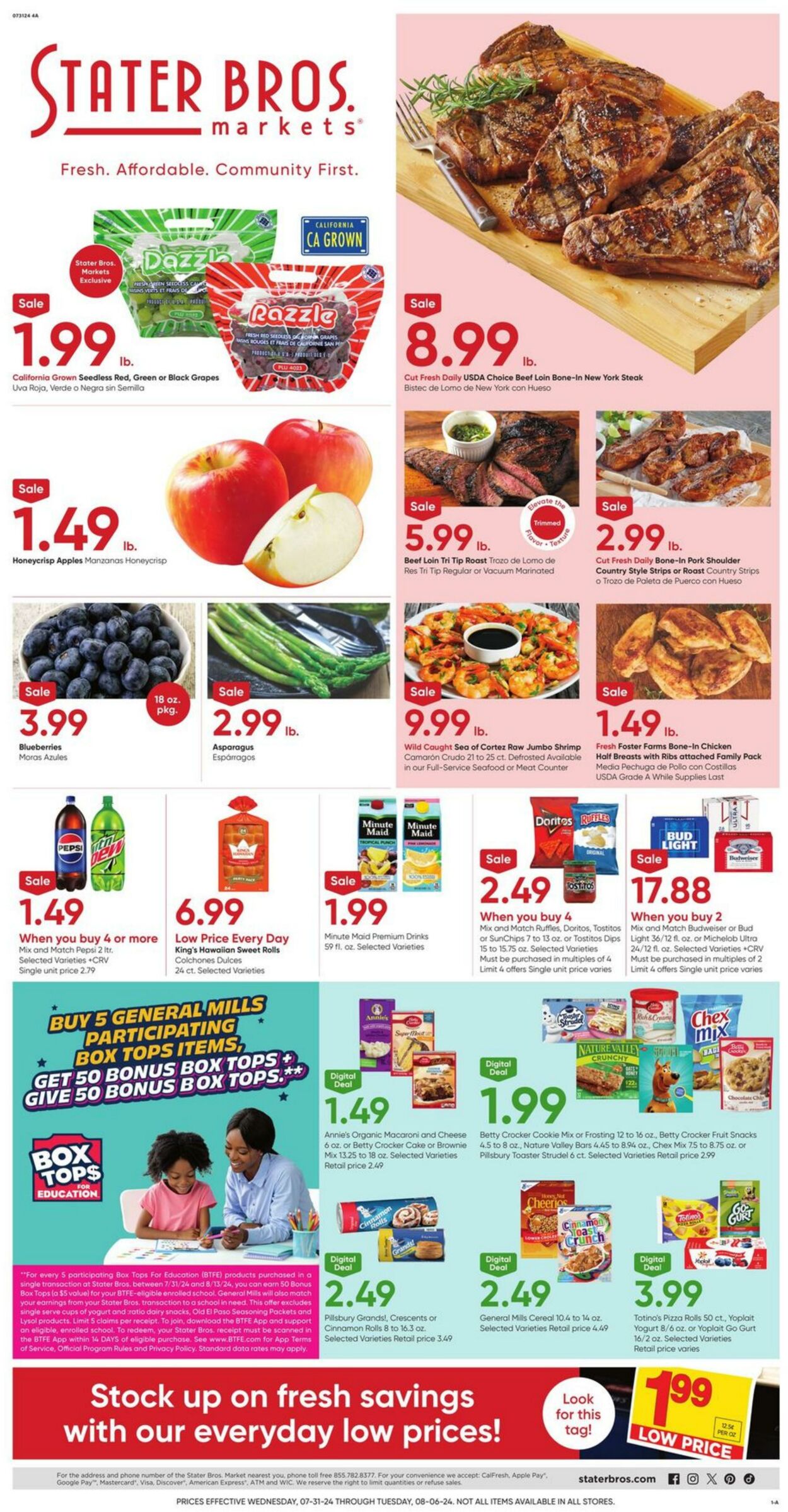 Weekly ad Stater Bros 07/31/2024 - 08/06/2024