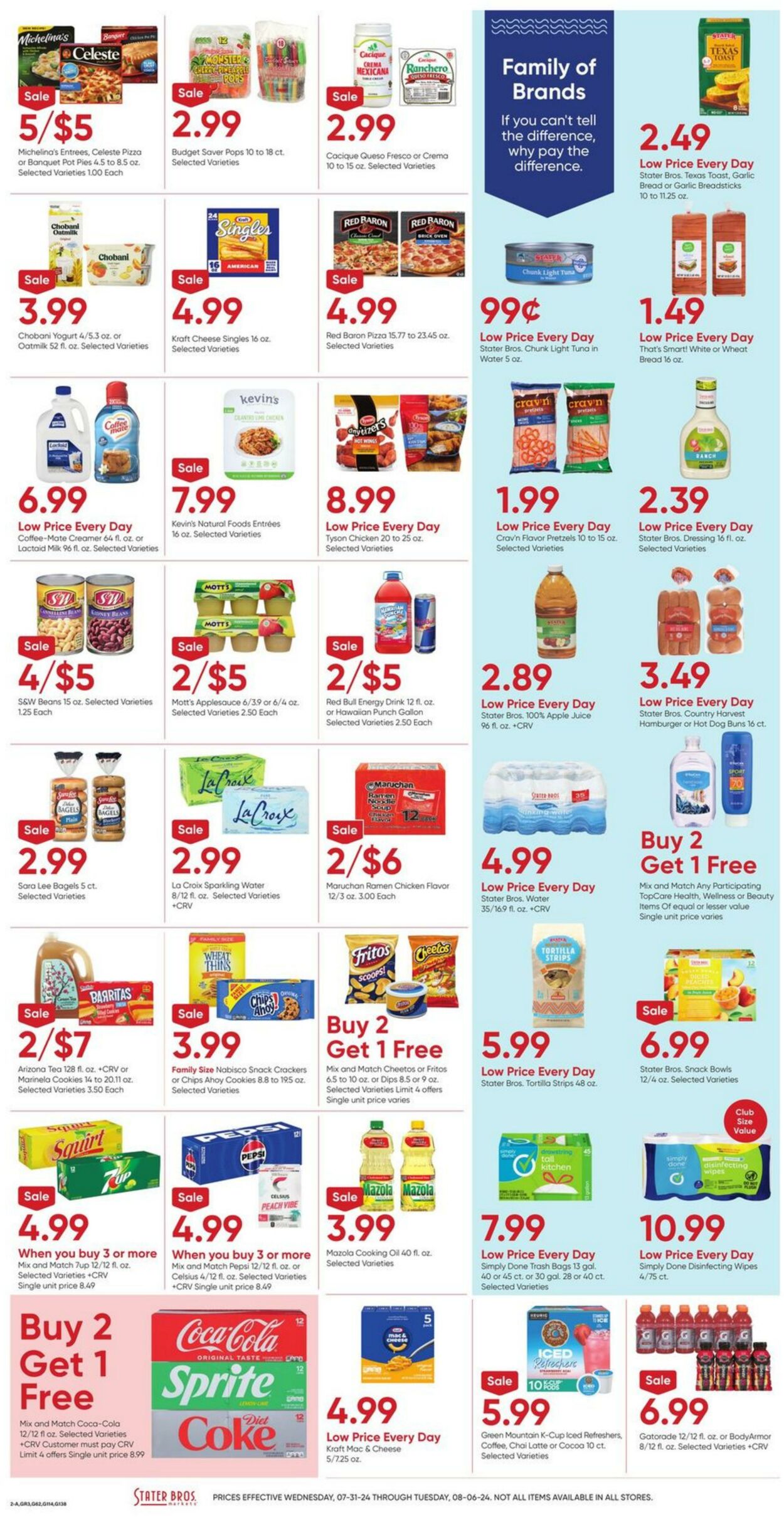 Weekly ad Stater Bros 07/31/2024 - 08/06/2024