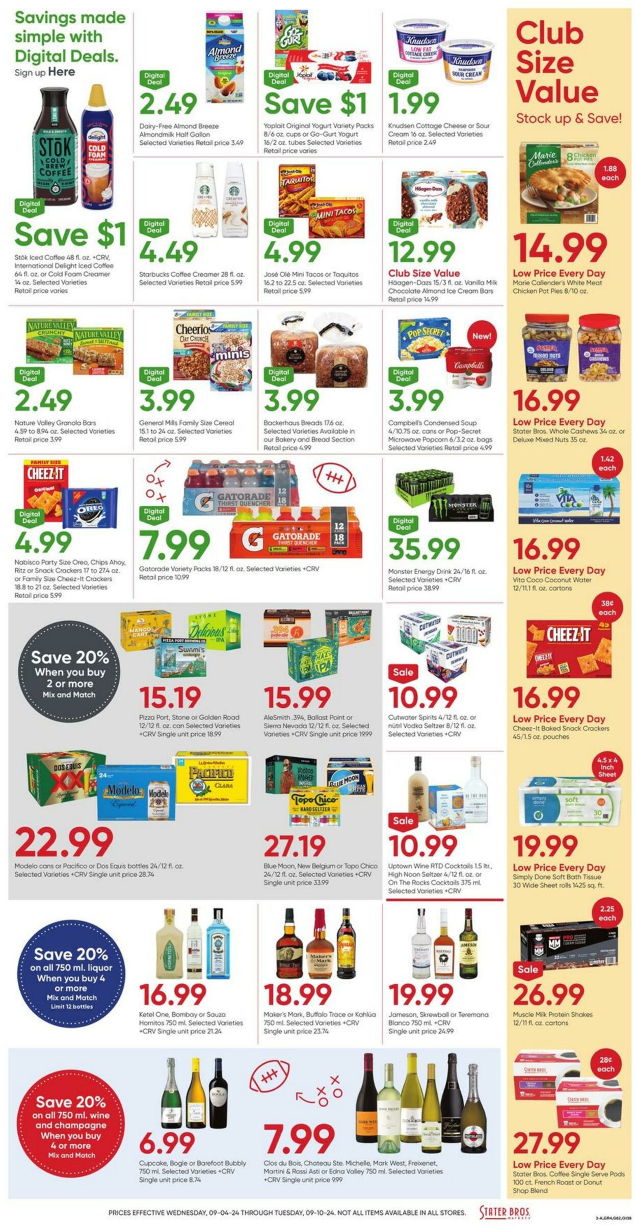 Weekly ad Stater Bros 09/04/2024 - 09/10/2024