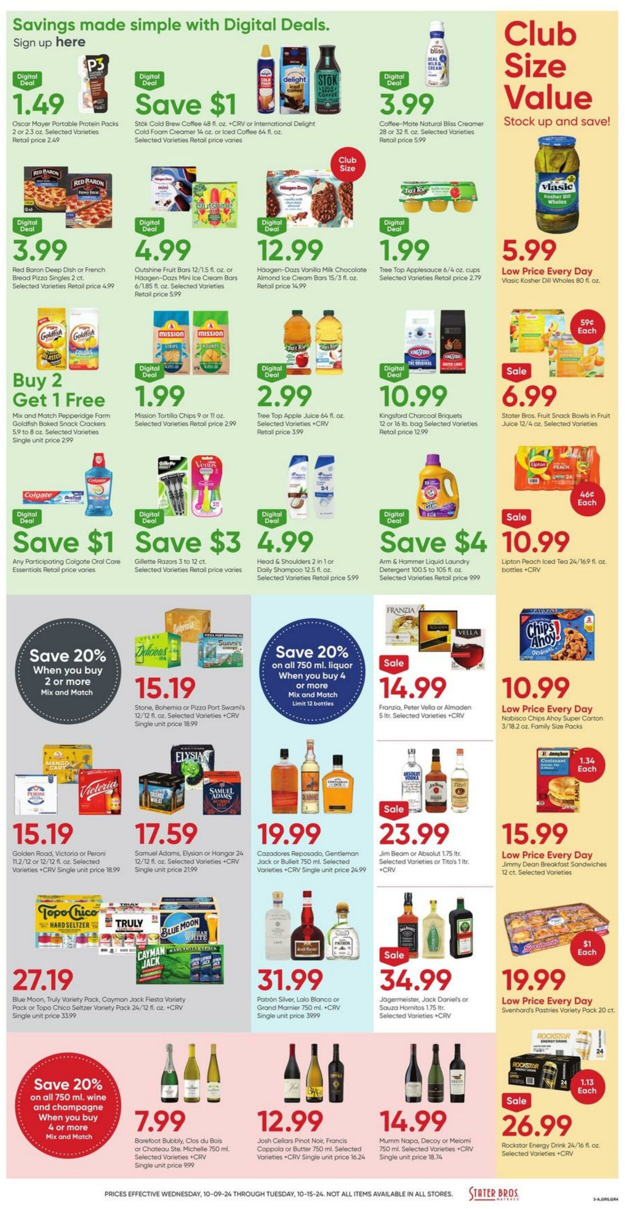 Weekly ad Stater Bros 10/09/2024 - 10/15/2024