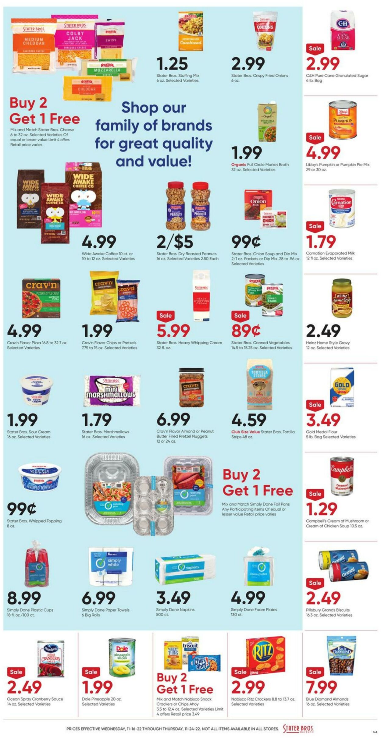 Weekly ad Stater Bros 11/16/2022 - 11/24/2022