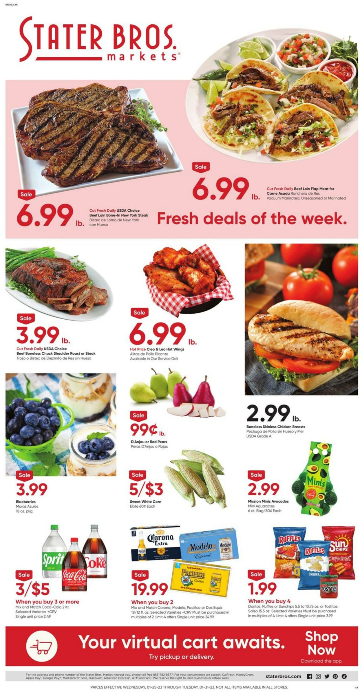 Weekly ad Stater Bros 01/25/2023 - 01/31/2023