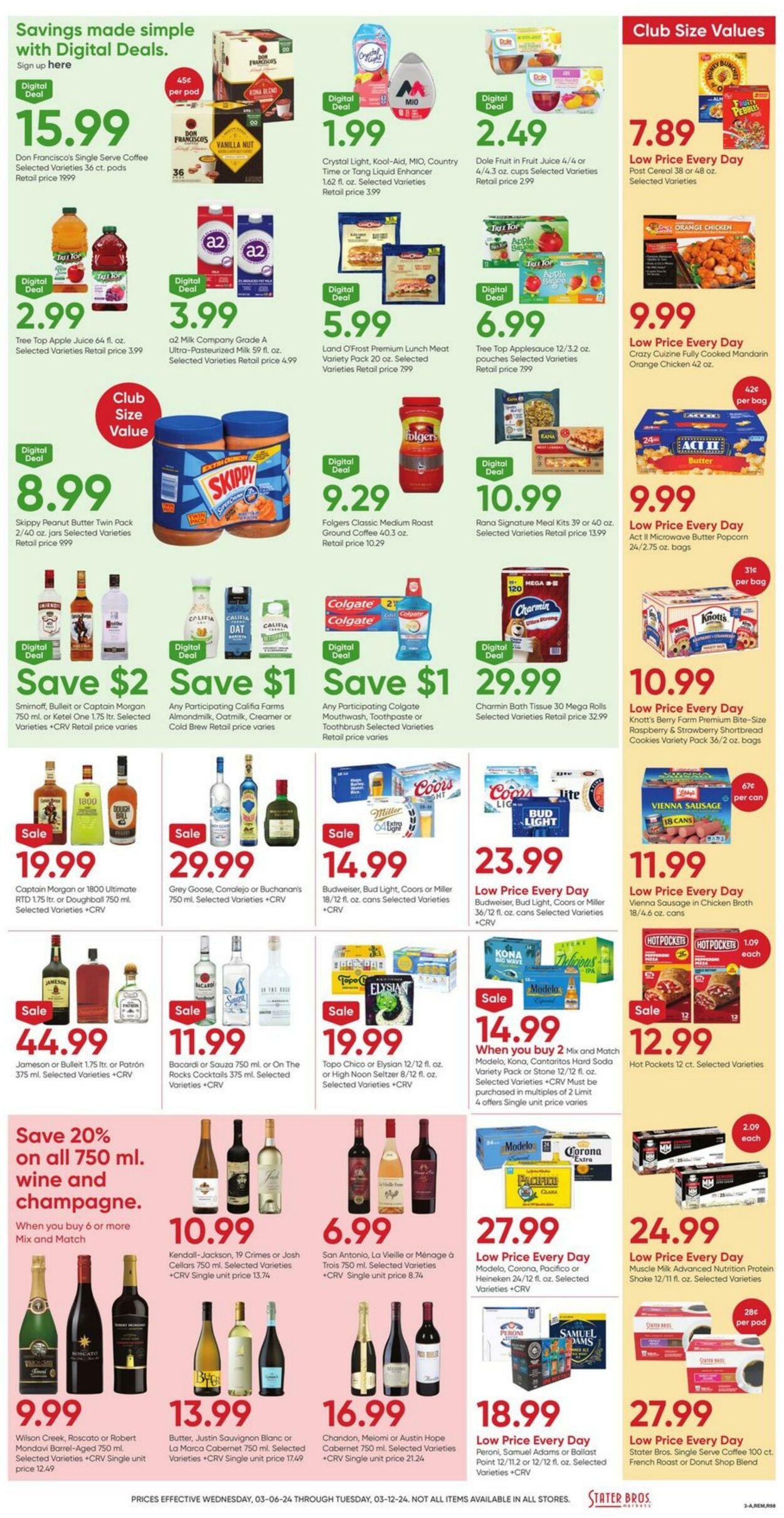 Weekly ad Stater Bros 03/06/2024 - 03/12/2024