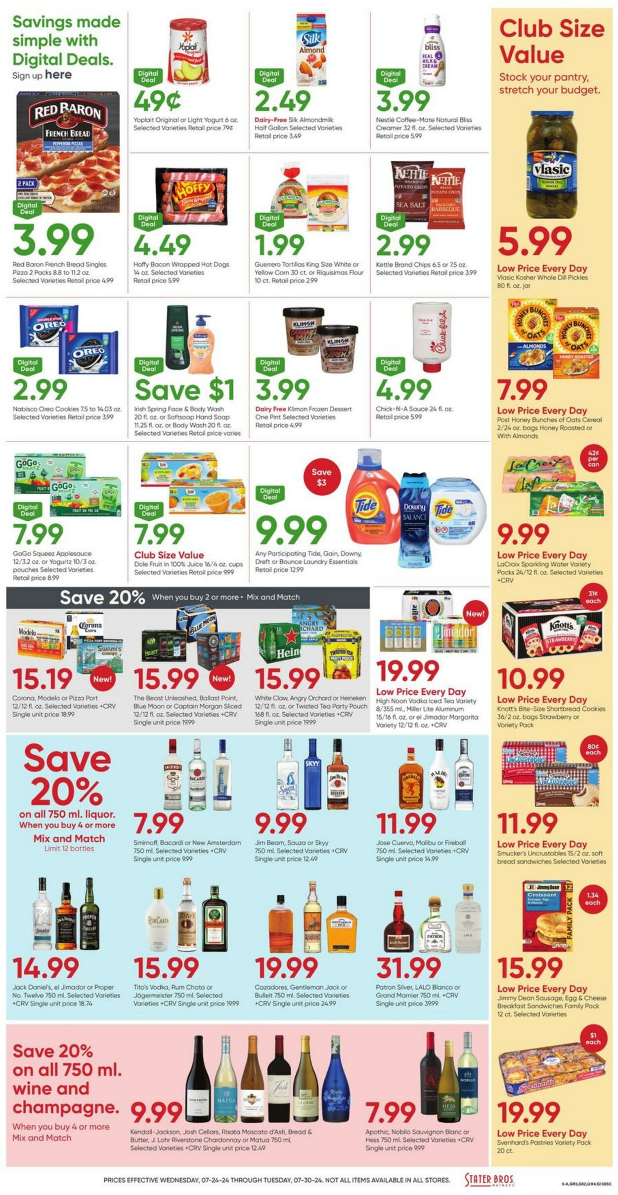 Weekly ad Stater Bros 07/24/2024 - 07/30/2024