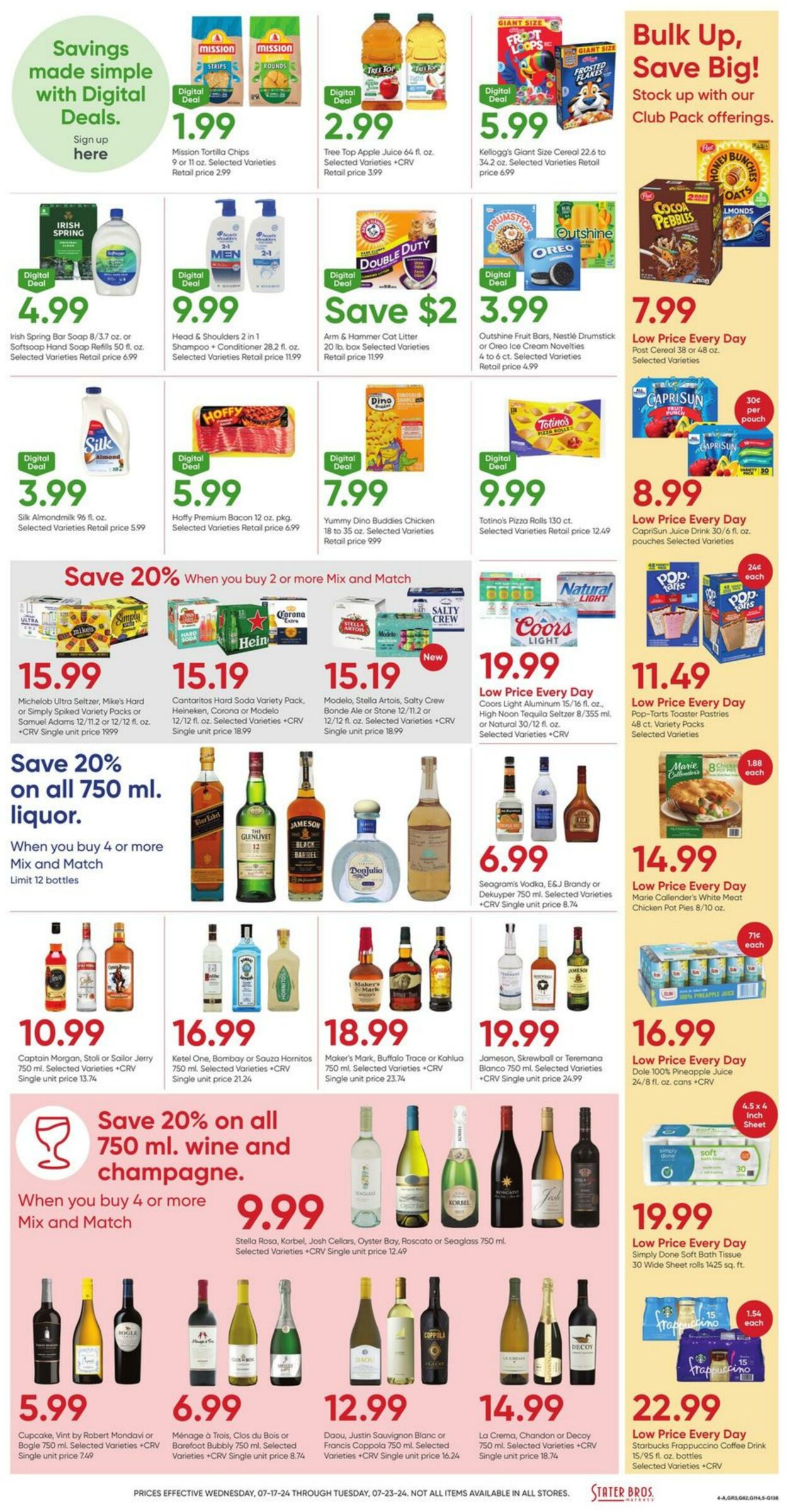 Weekly ad Stater Bros 07/17/2024 - 07/23/2024