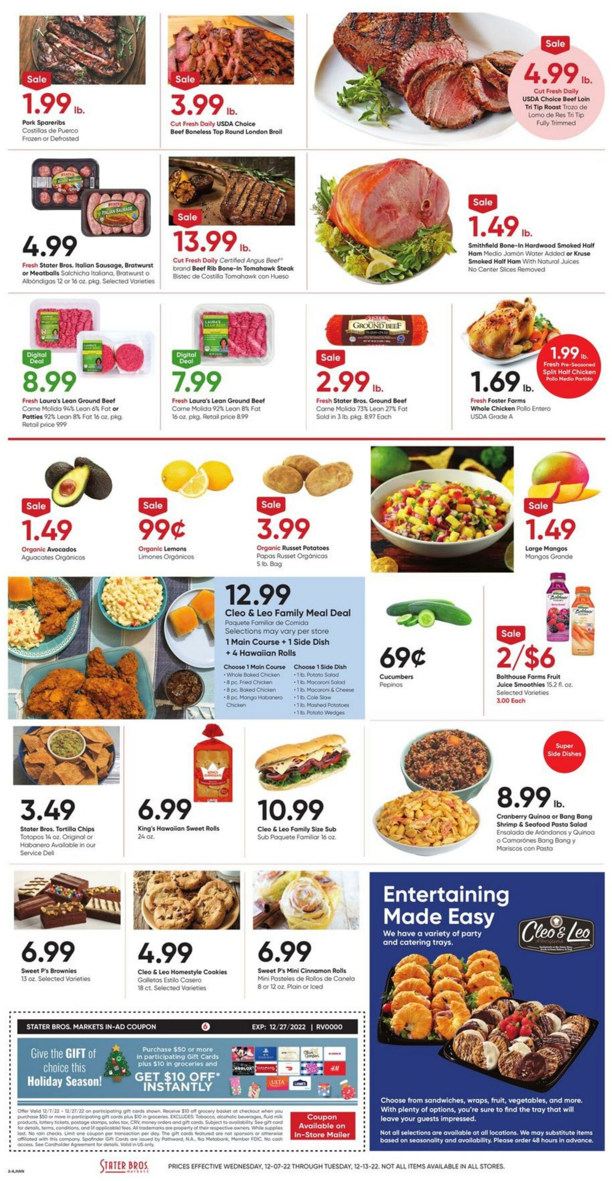 Weekly ad Stater Bros 12/07/2022 - 12/13/2022
