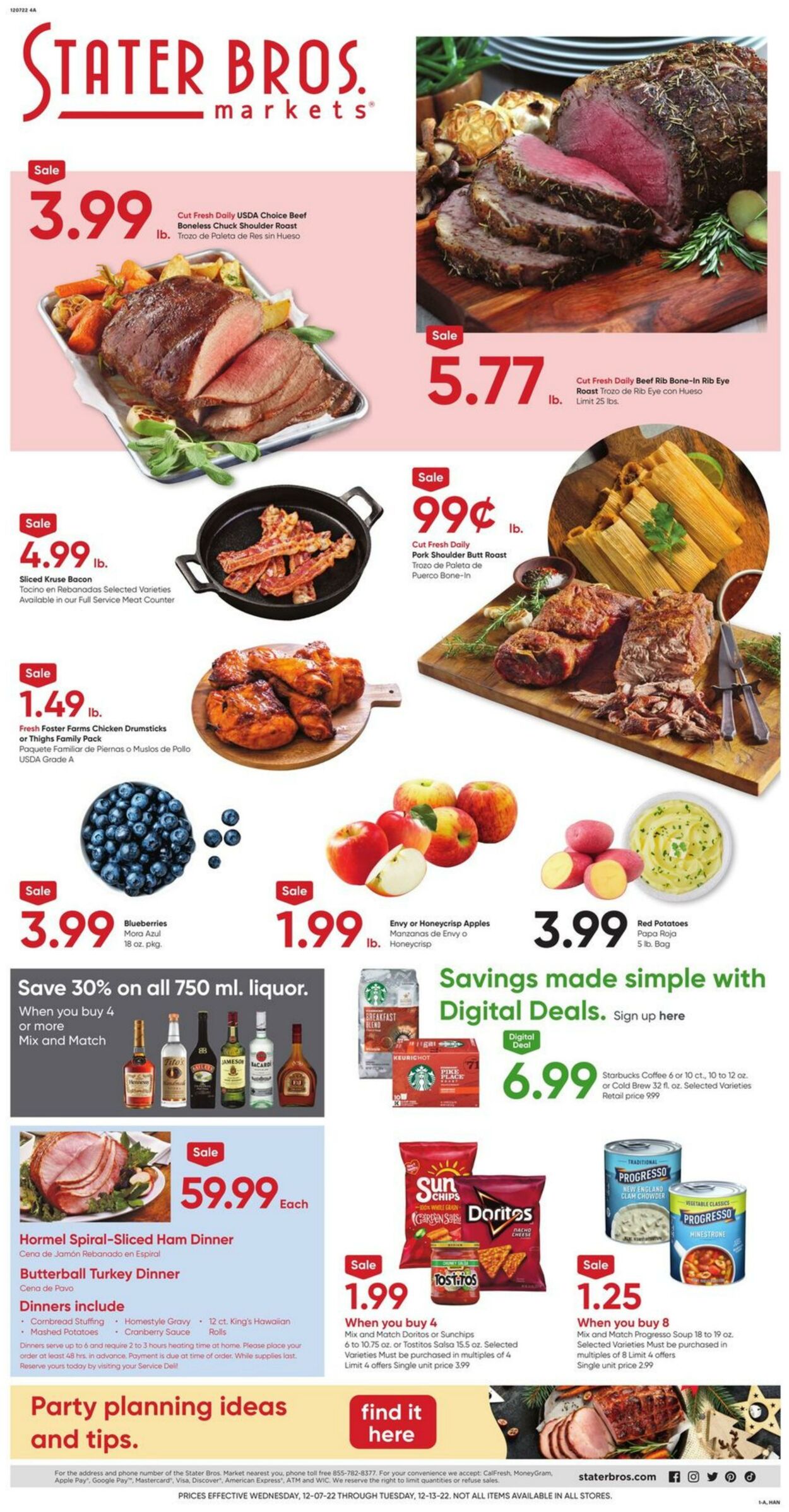 Weekly ad Stater Bros 12/07/2022-12/13/2022