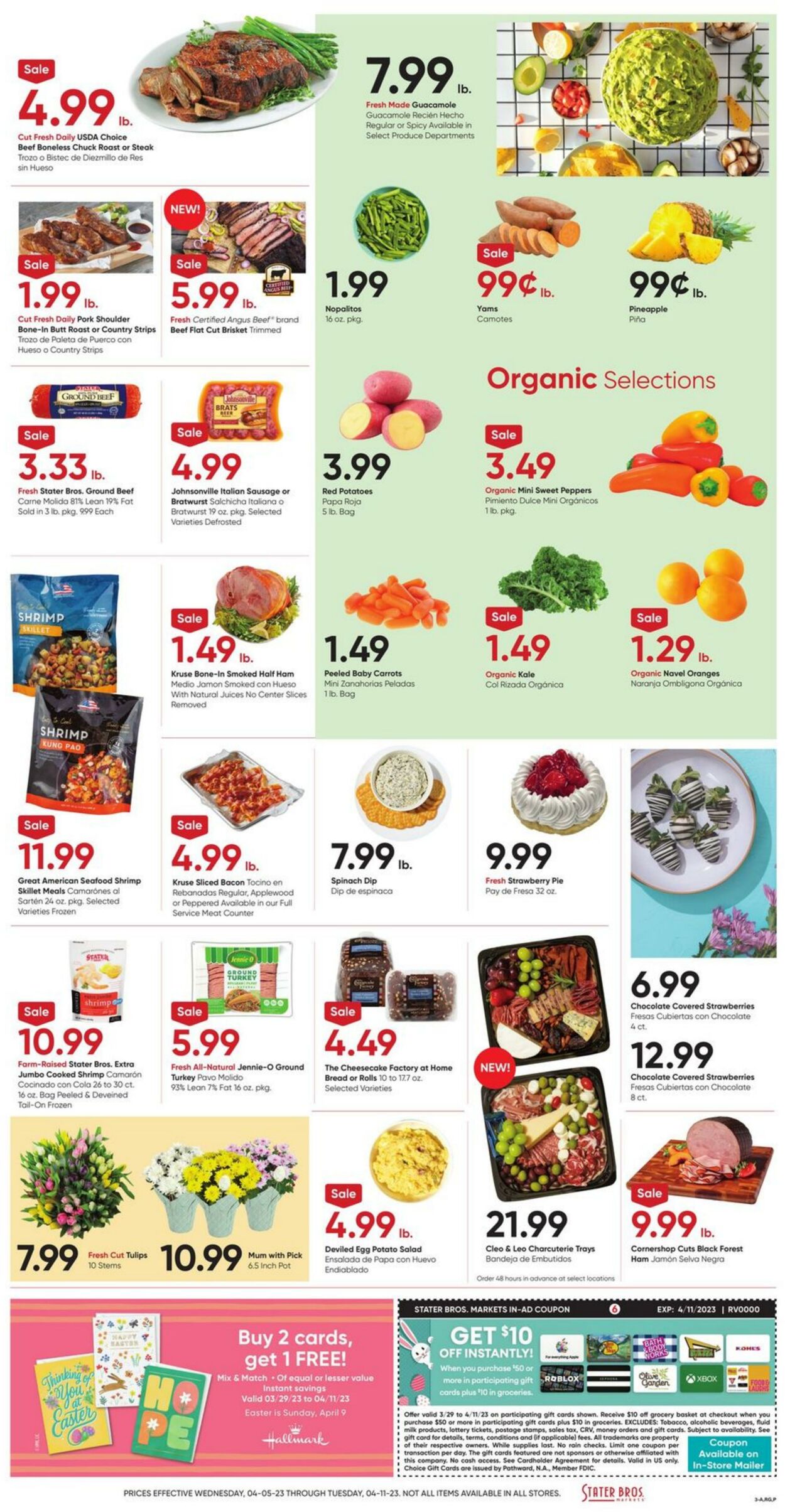 Weekly ad Stater Bros 04/05/2023 - 04/11/2023