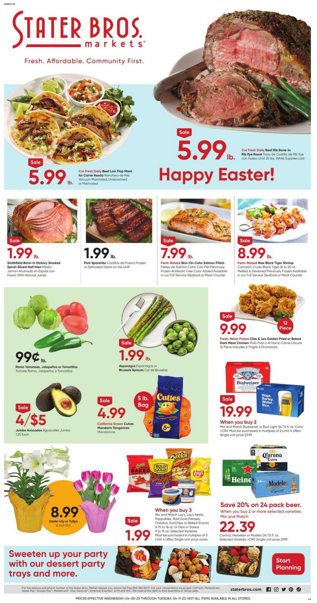 Weekly ad Stater Bros 04/05/2023 - 04/11/2023