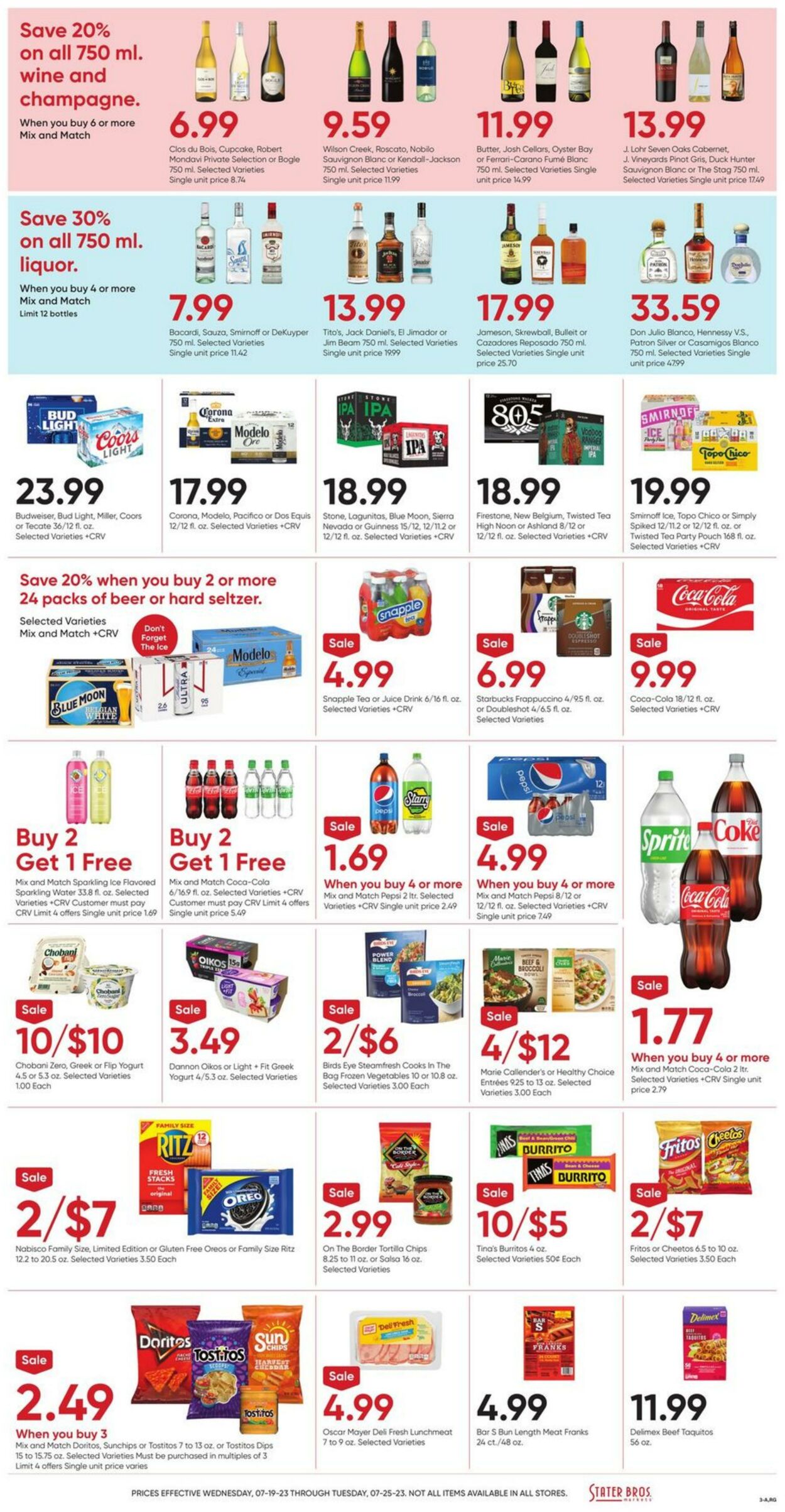 Weekly ad Stater Bros 07/19/2023 - 07/25/2023