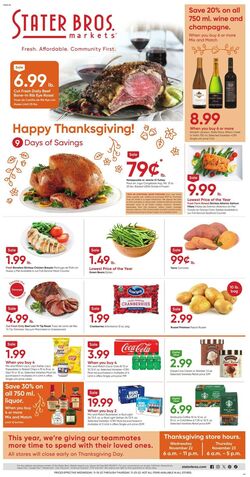 Weekly ad Stater Bros 11/15/2023 - 11/23/2023