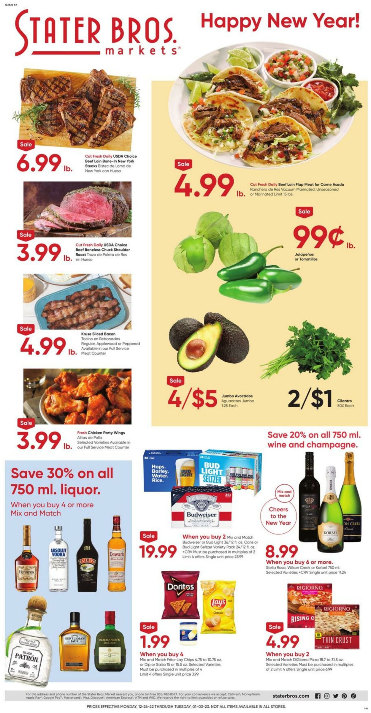 Weekly ad Stater Bros 12/26/2022 - 01/03/2023